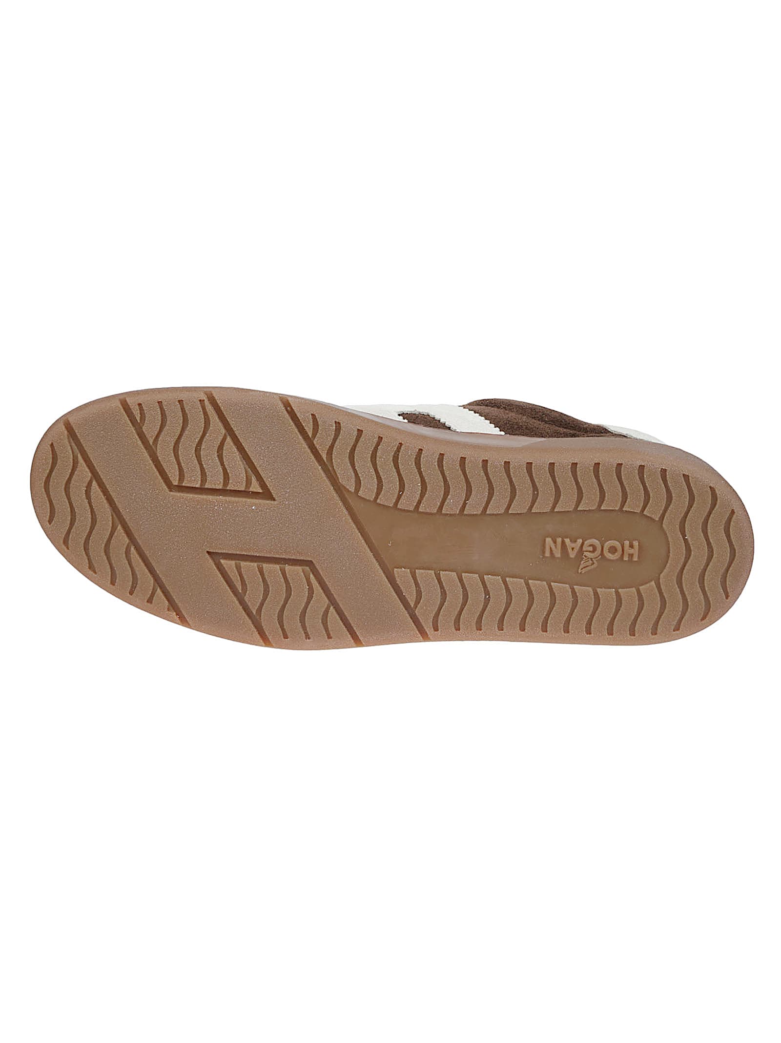 Hogan Cool Leather Sneakers In Brown