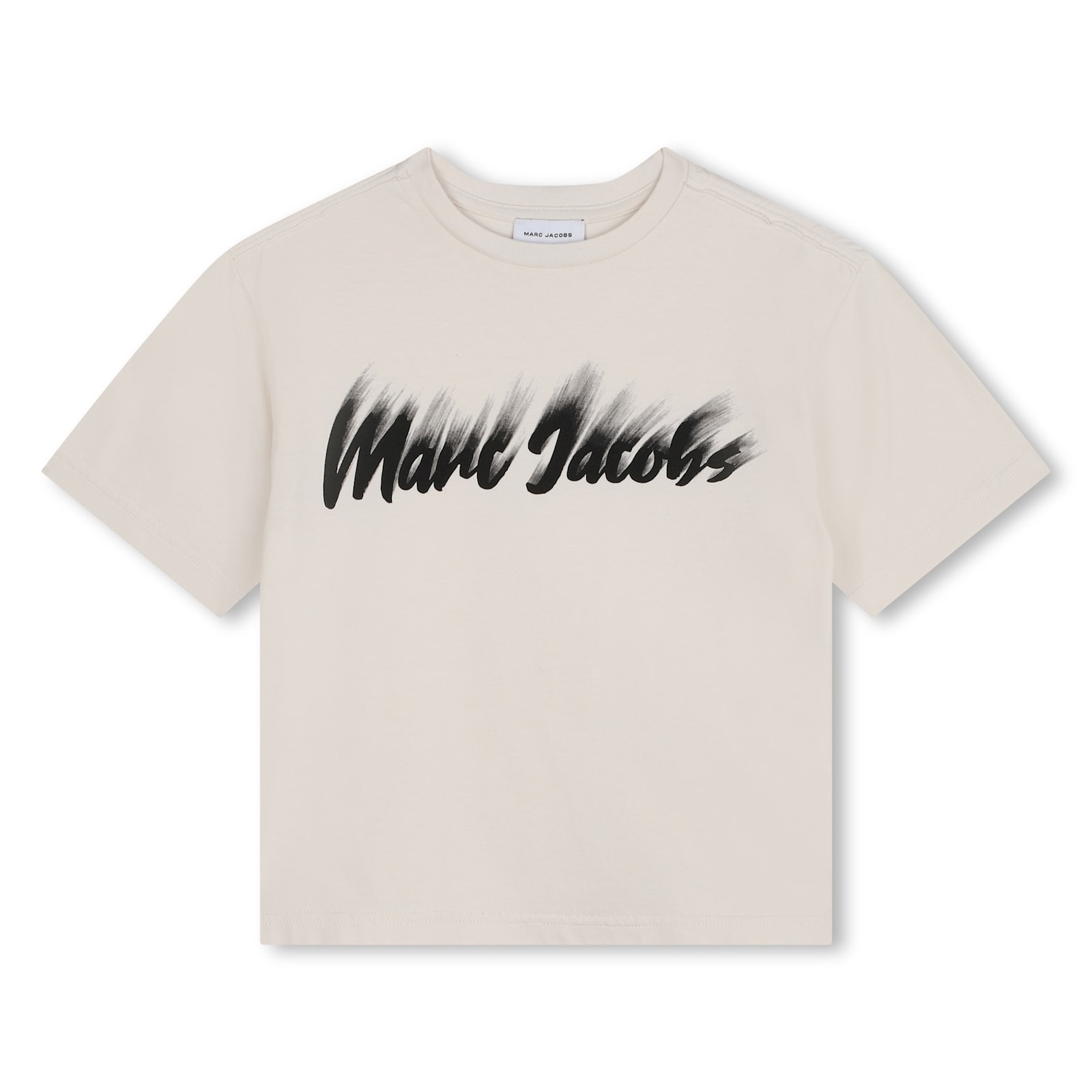 Marc Jacobs Kids' T-shirt Con Logo In Beige