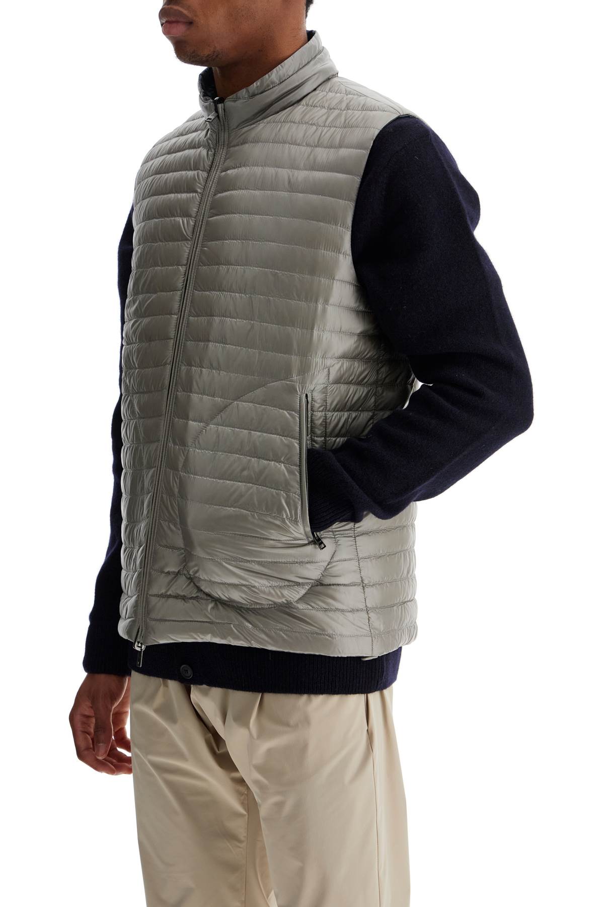 Herno Men's Reversible Polyamide Gilet In 9296 (black)