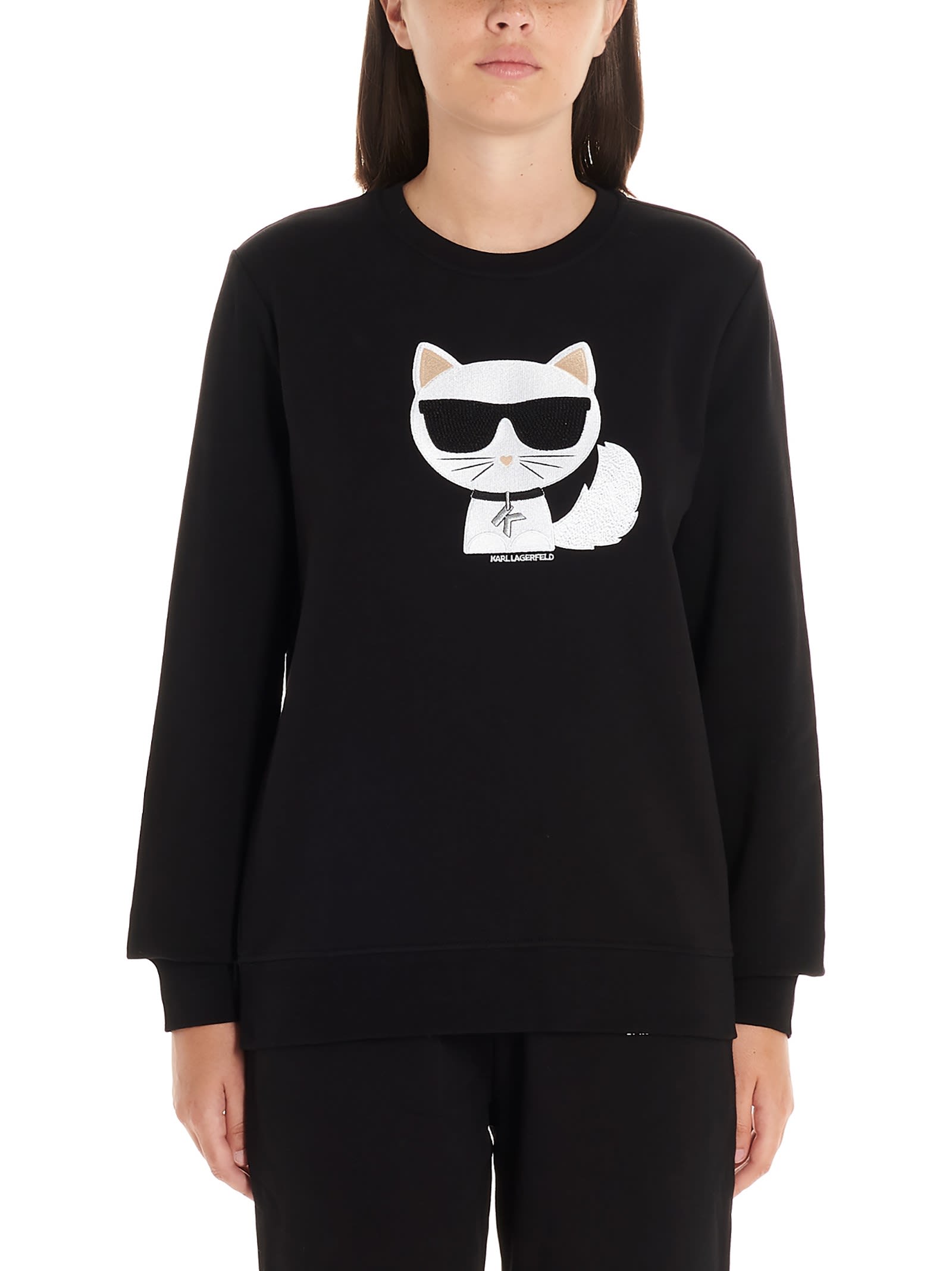 Karl Lagerfeld ikonik Choupette Sweatshirt