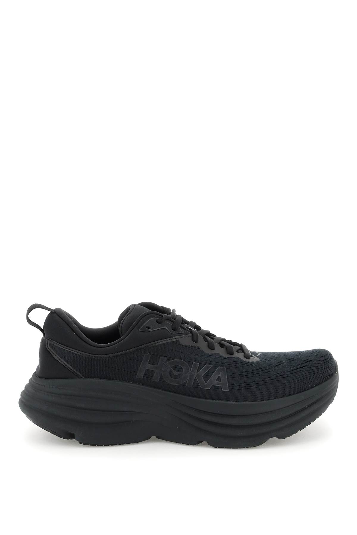 Shop Hoka Bondi 8 Sneakers In Black Black (black)