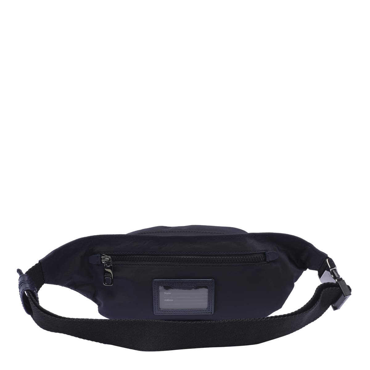 Shop Dolce & Gabbana Logo Nylon Small Belt Bag In Blue