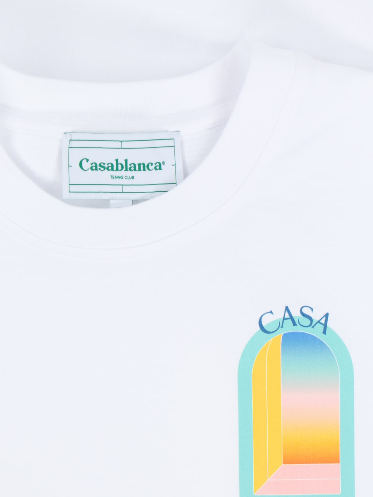 Shop Casablanca L Arc Coloré T-shirt In Non Definito