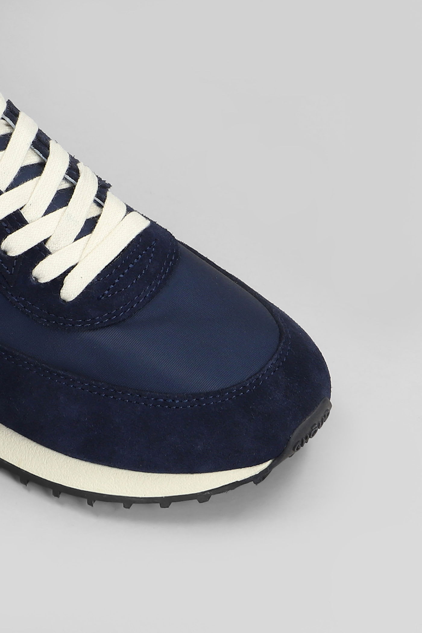 Ghoud Rush Sneakers In Blue Suede And Fabric