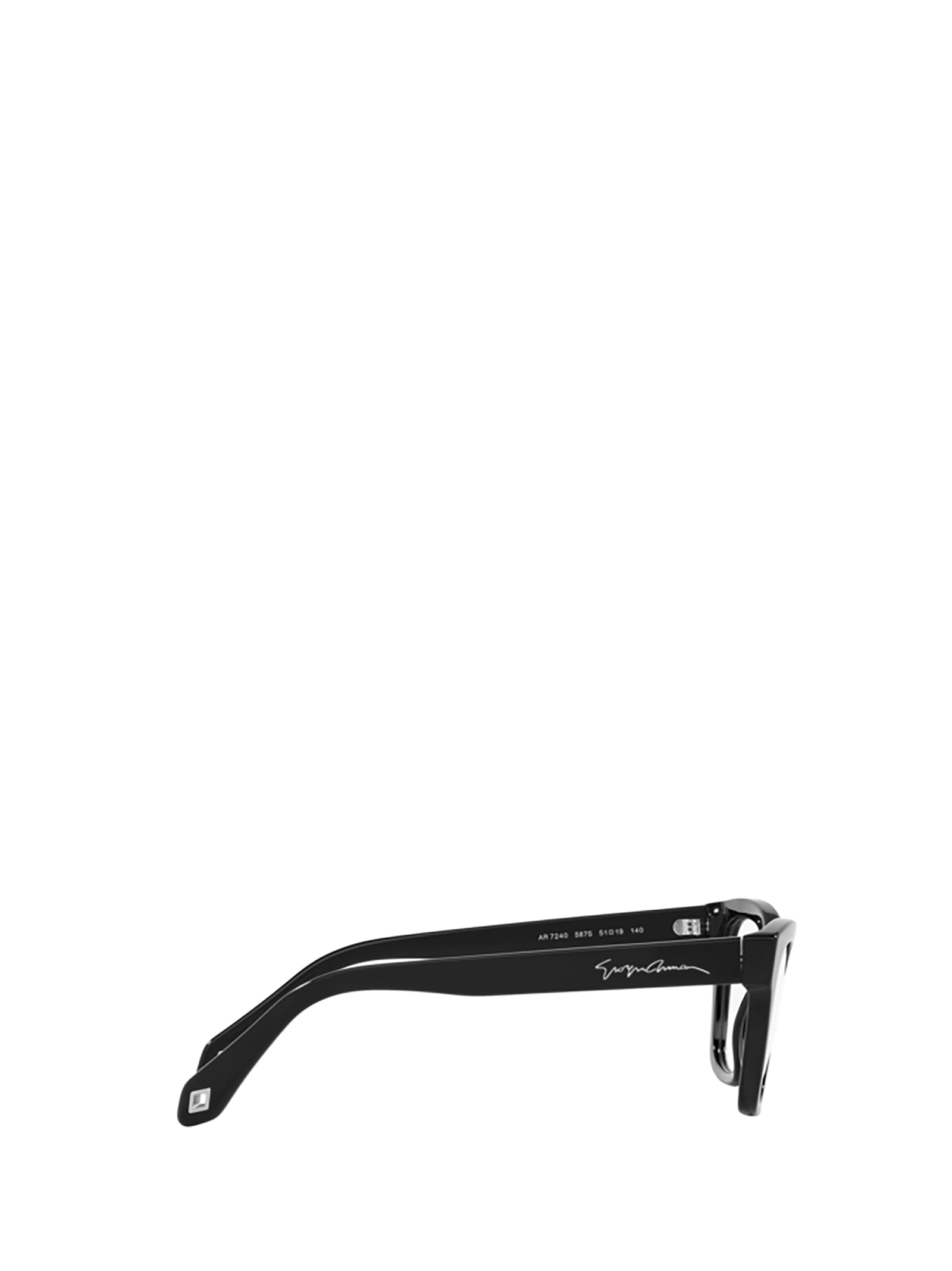 Shop Giorgio Armani Ar7240 Black Glasses