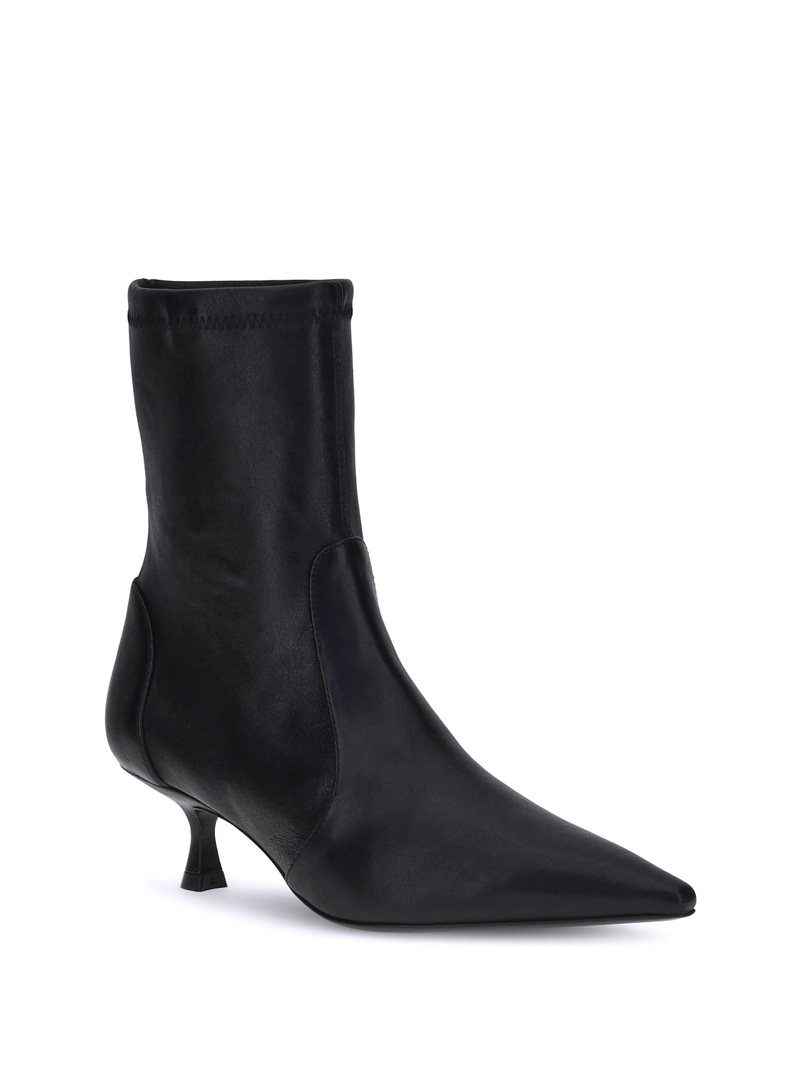 Stuart Weitzman Naomi Ankle Boots In Black