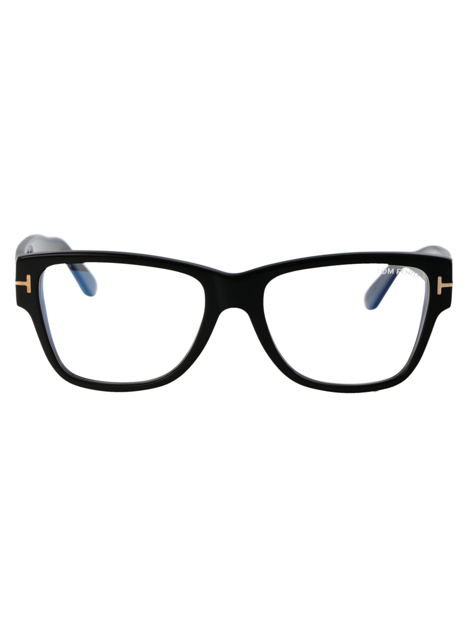 Shop Tom Ford Ft5878-b Glasses In 001 Nero Lucido