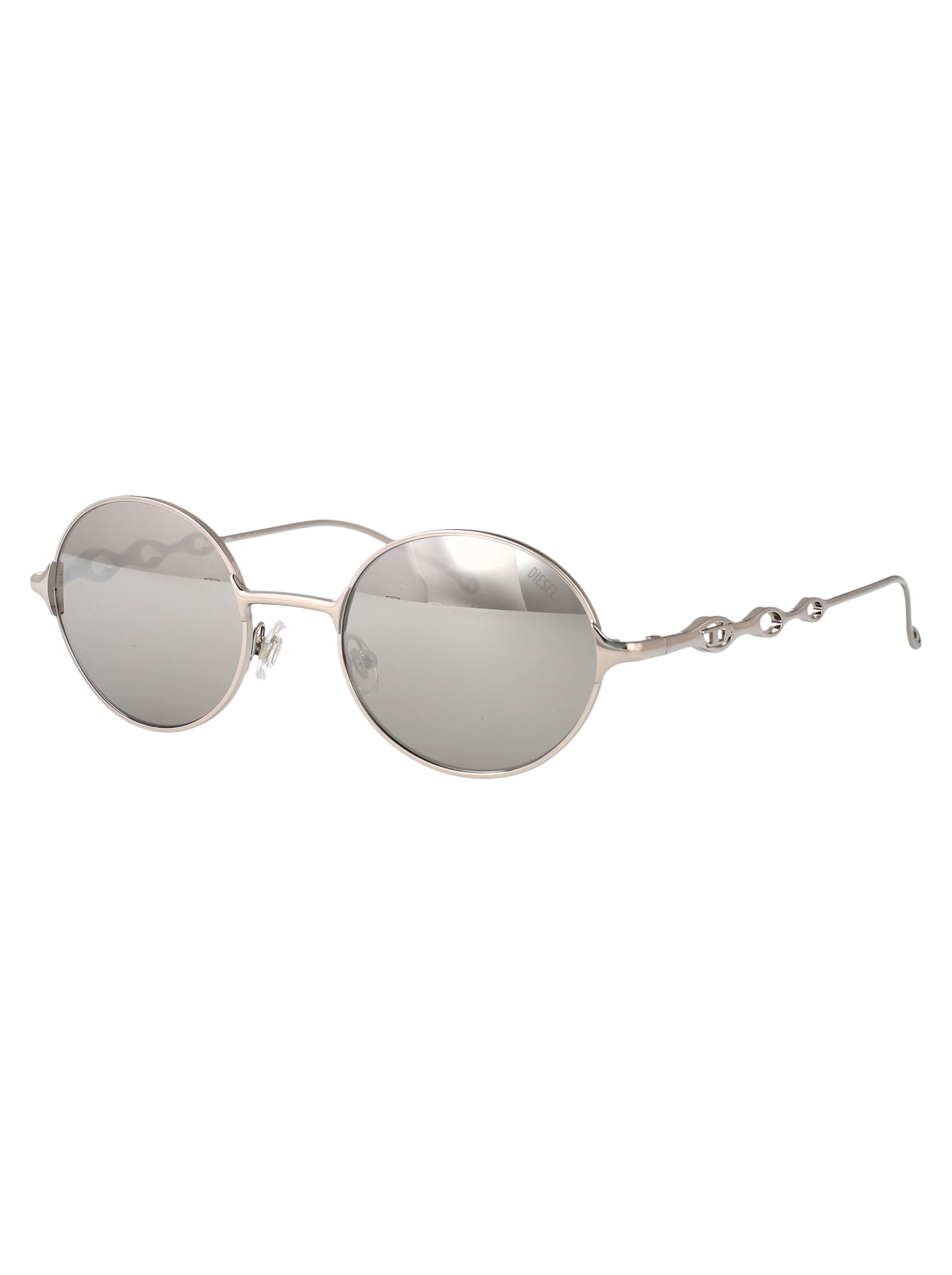 Diesel 0dl1008 Sunglasses In Metallic