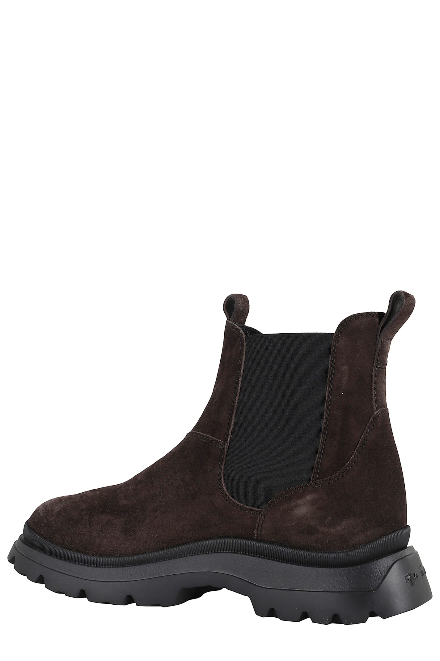 Hogan H692 Ankle Boots In Brown