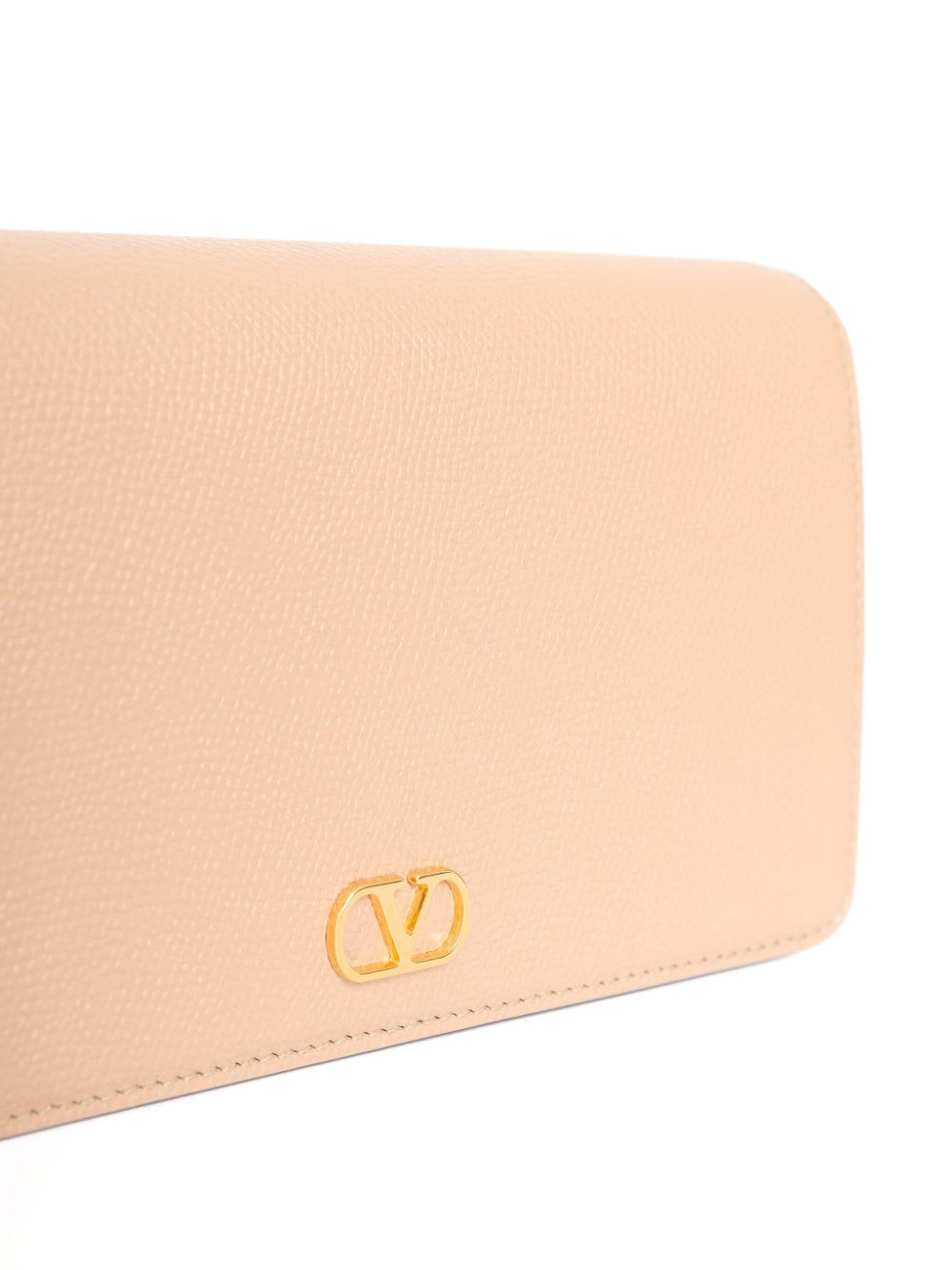 Valentino Vlogo Signature Leather Mini Bag In White