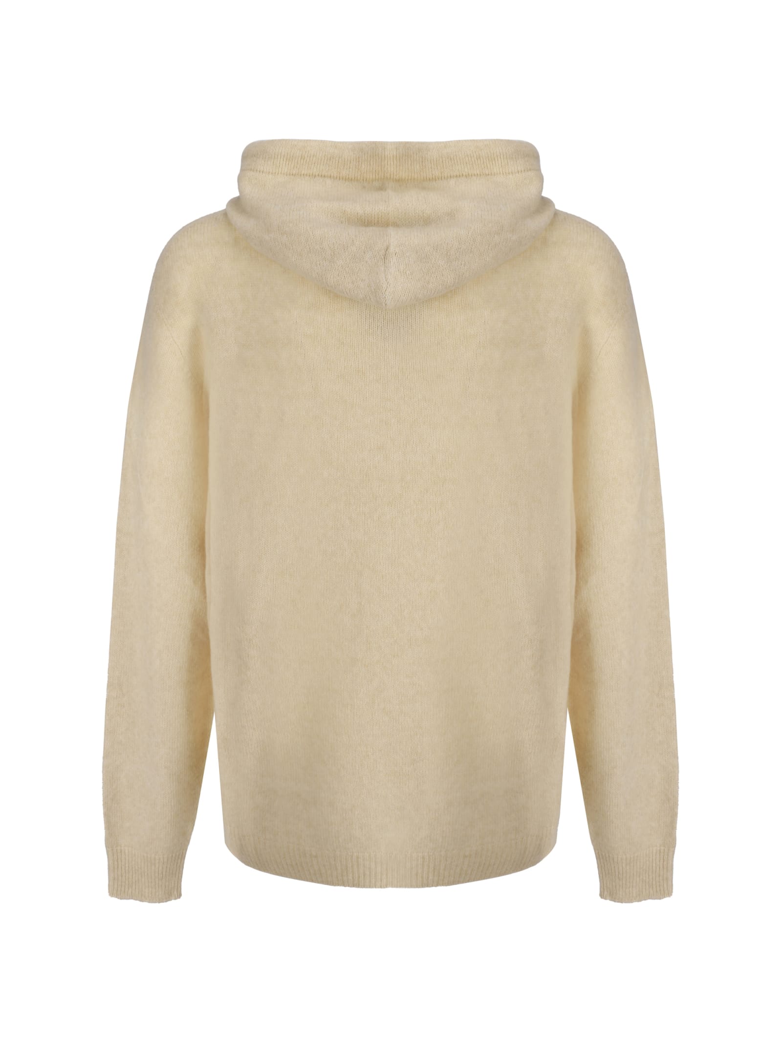 Shop Roberto Collina Sweater In Ecru