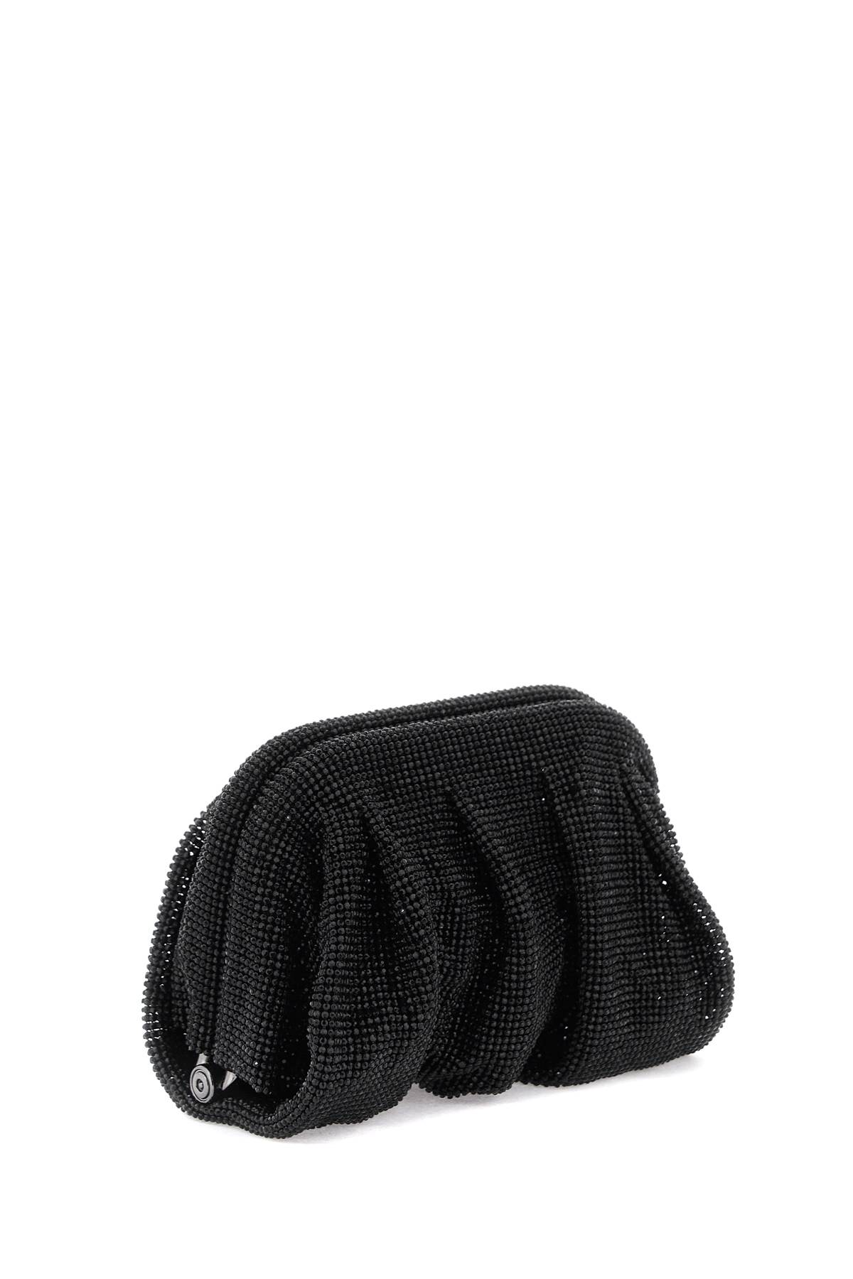 Shop Benedetta Bruzziches Venus La Petite Clutch In Jet Black (black)