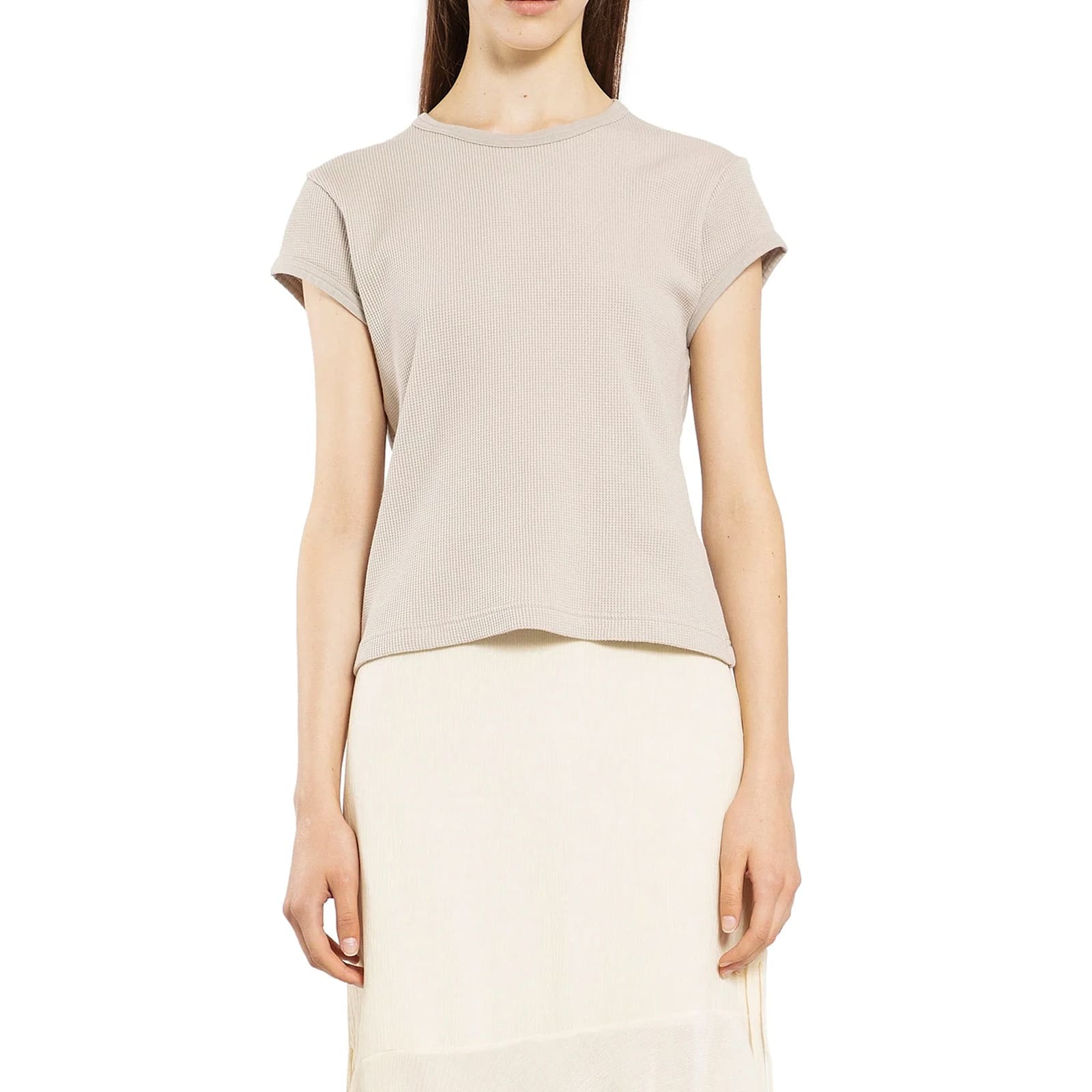 Acne Studios Cotton T-shirt In Neutral