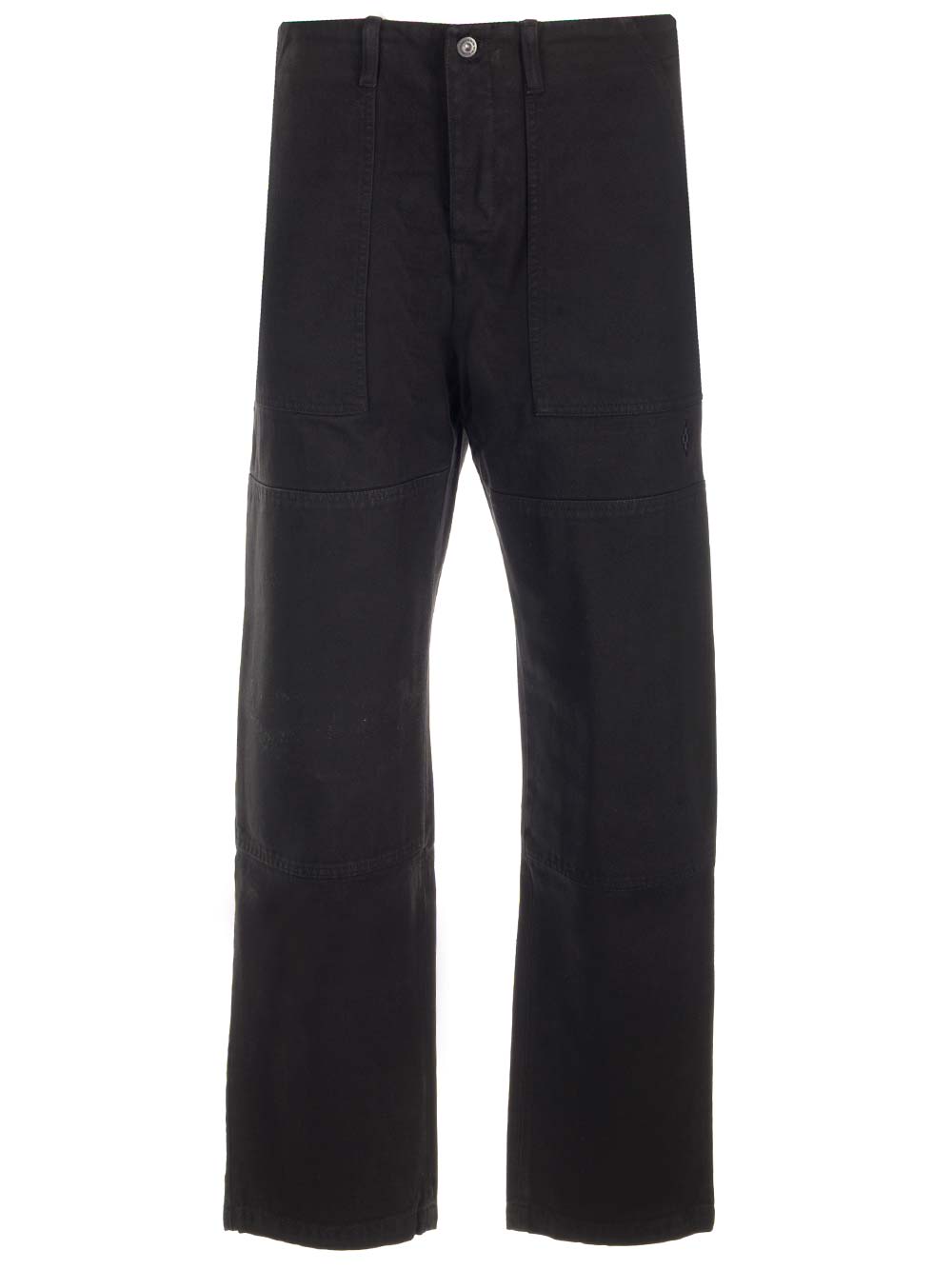 Cross Cotton Straight Pants