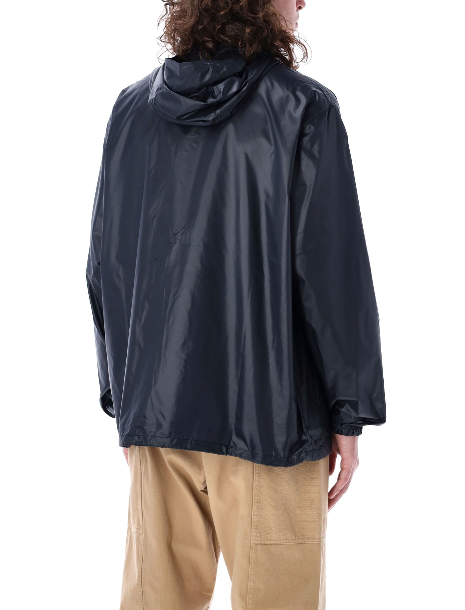 Shop Gramicci Packable Windbreaker Jacket In Dark Navy