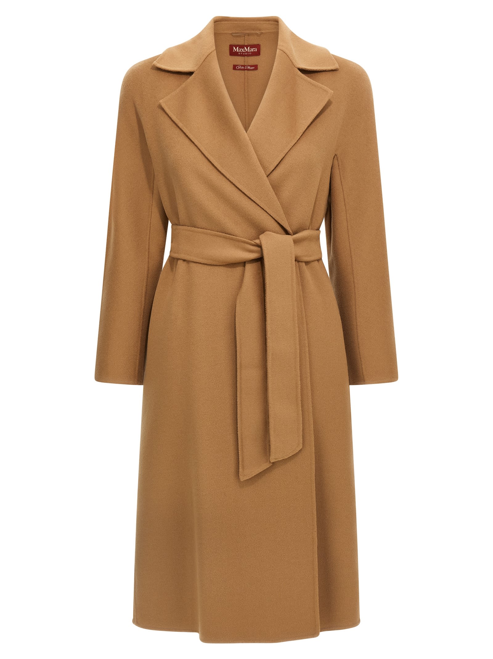 Max Mara Cles Coat In Brown