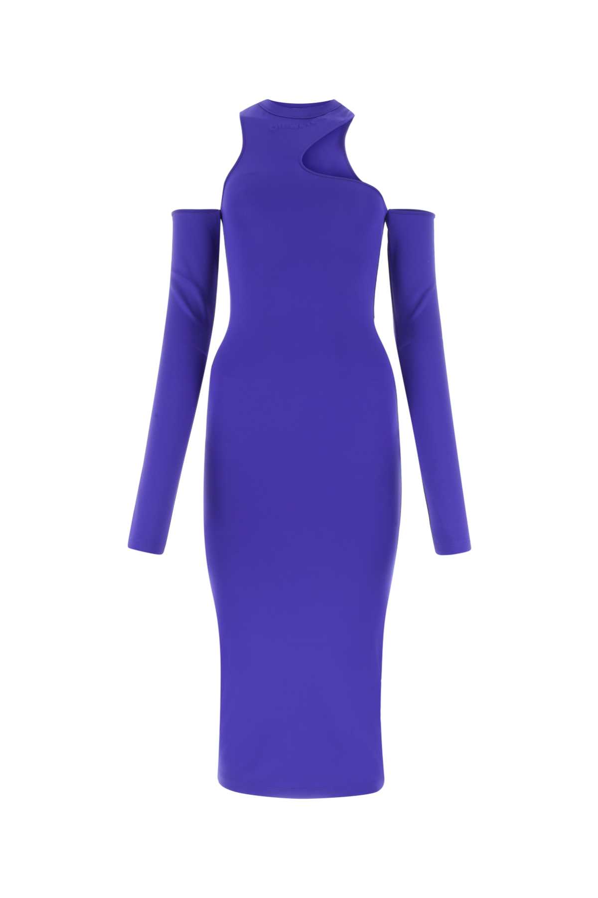 Purple Stretch Nylon Dress