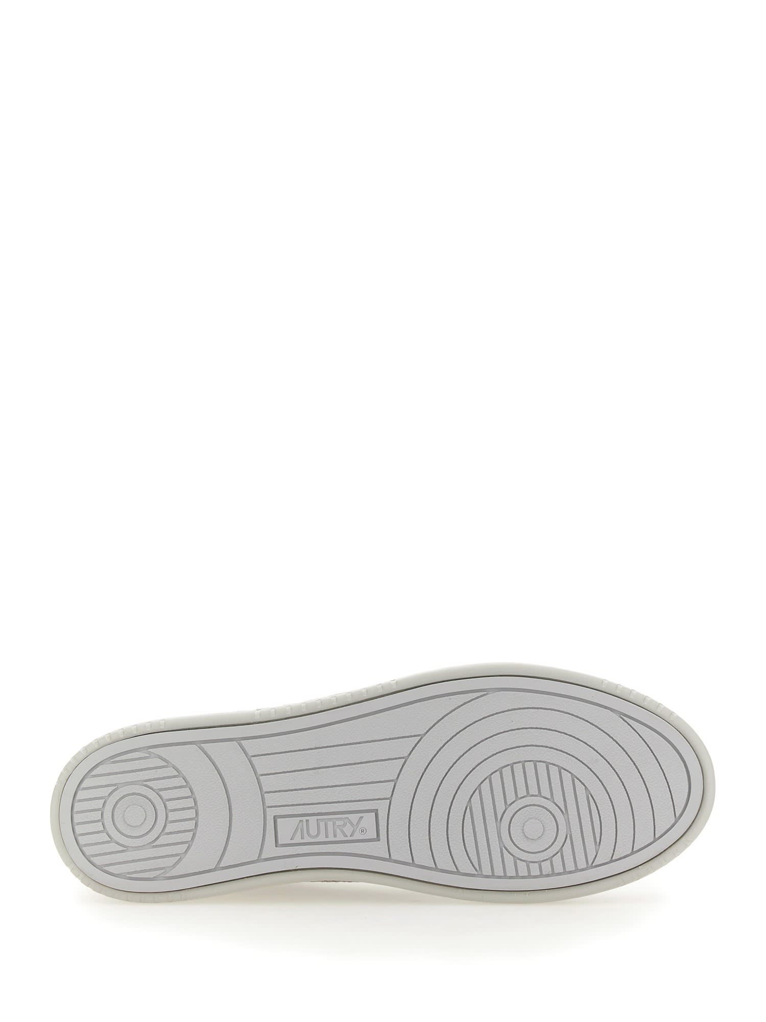 Shop Autry Medalist Easeknit Sneakers In Grey