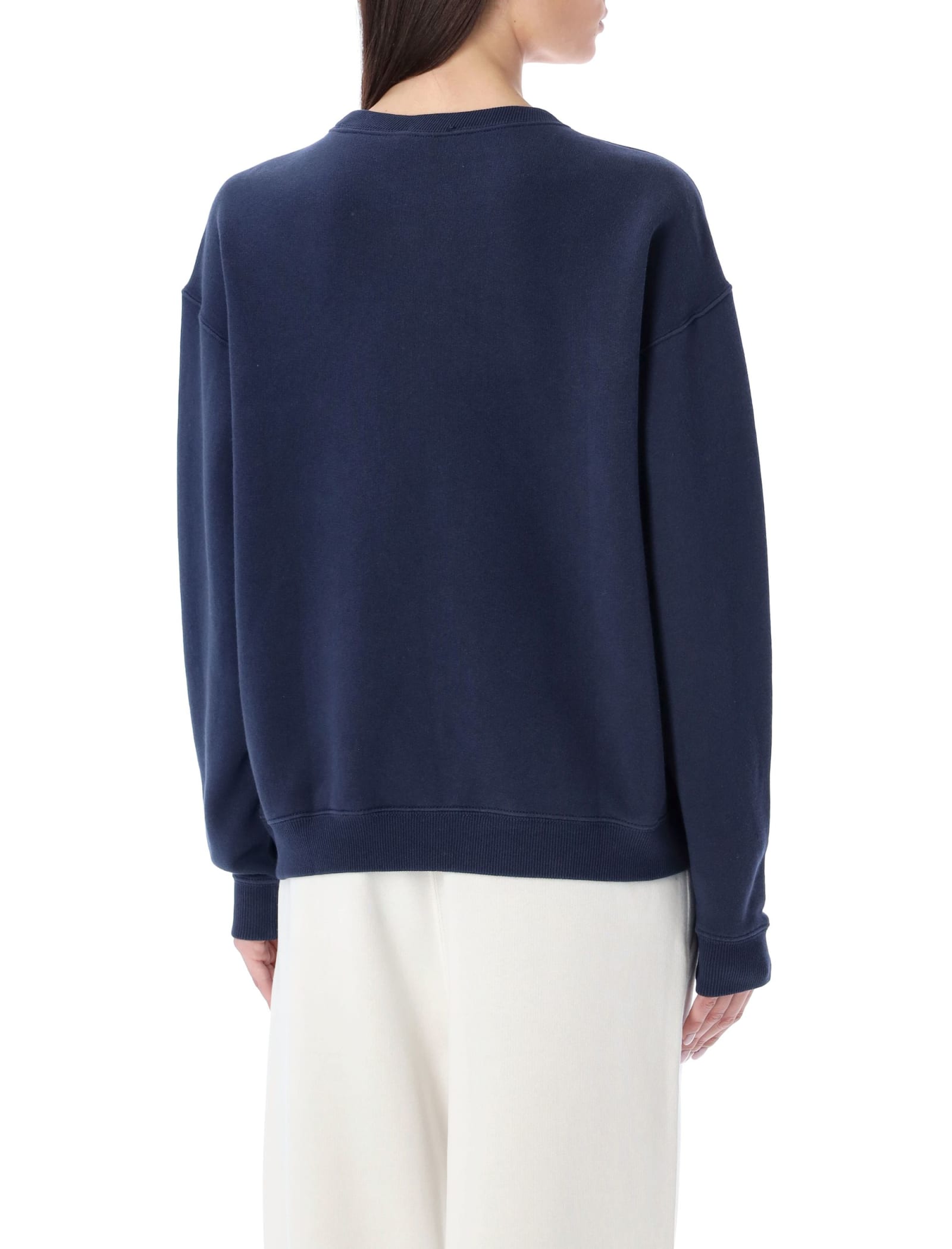 Shop Polo Ralph Lauren Classic Pony Crewneck In Navy