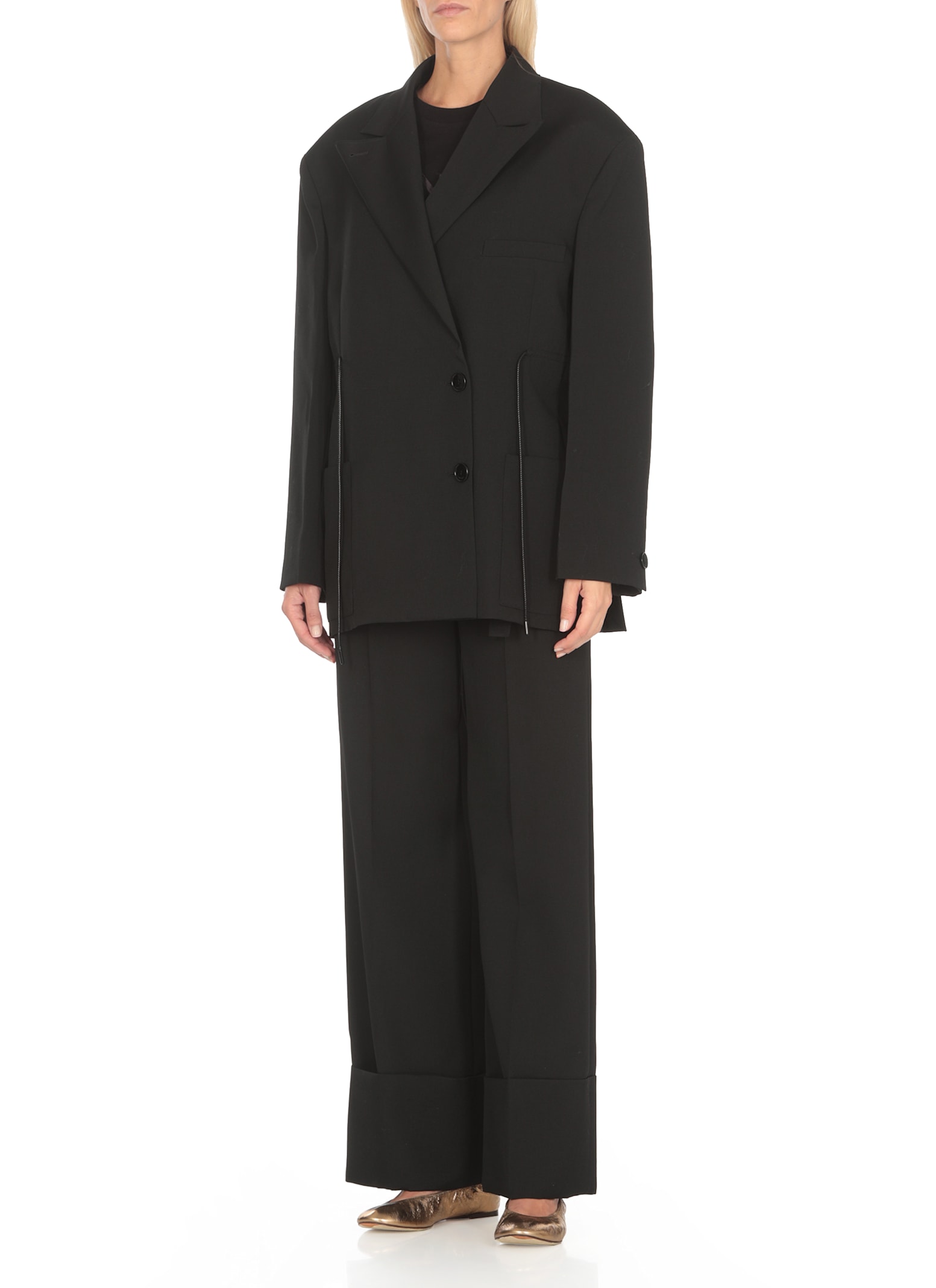 Lanvin Wool Blazer In Black