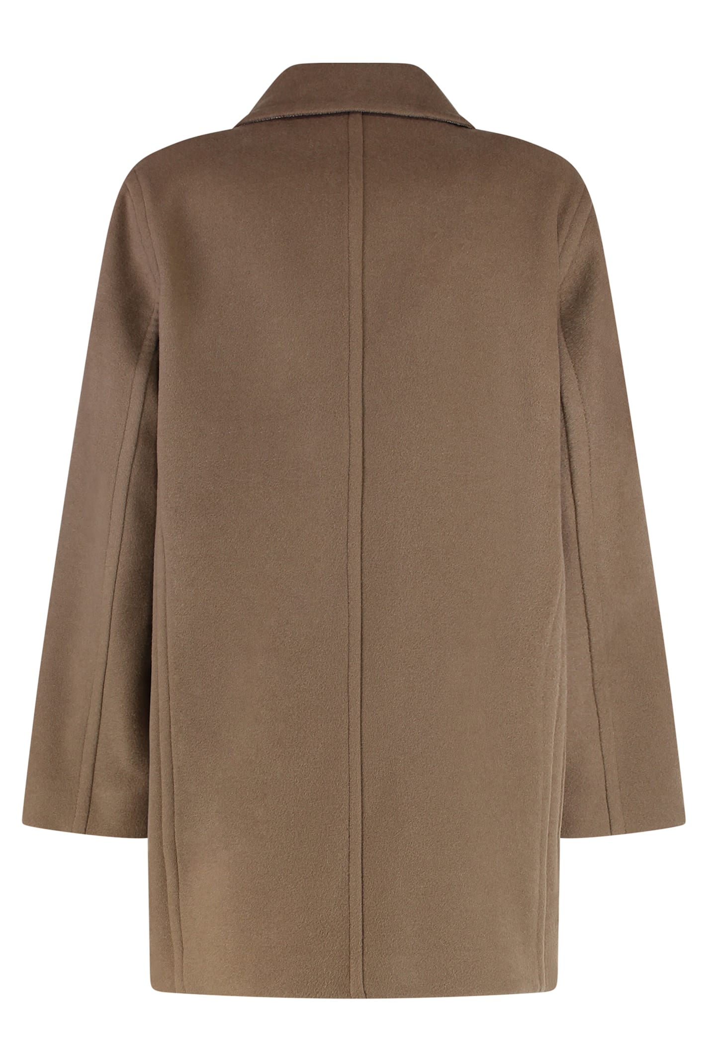 Max Mara Deletta Wool And Cashmere Coat In Brown