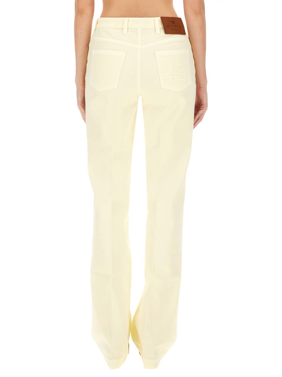 Etro Cotton Pants In White