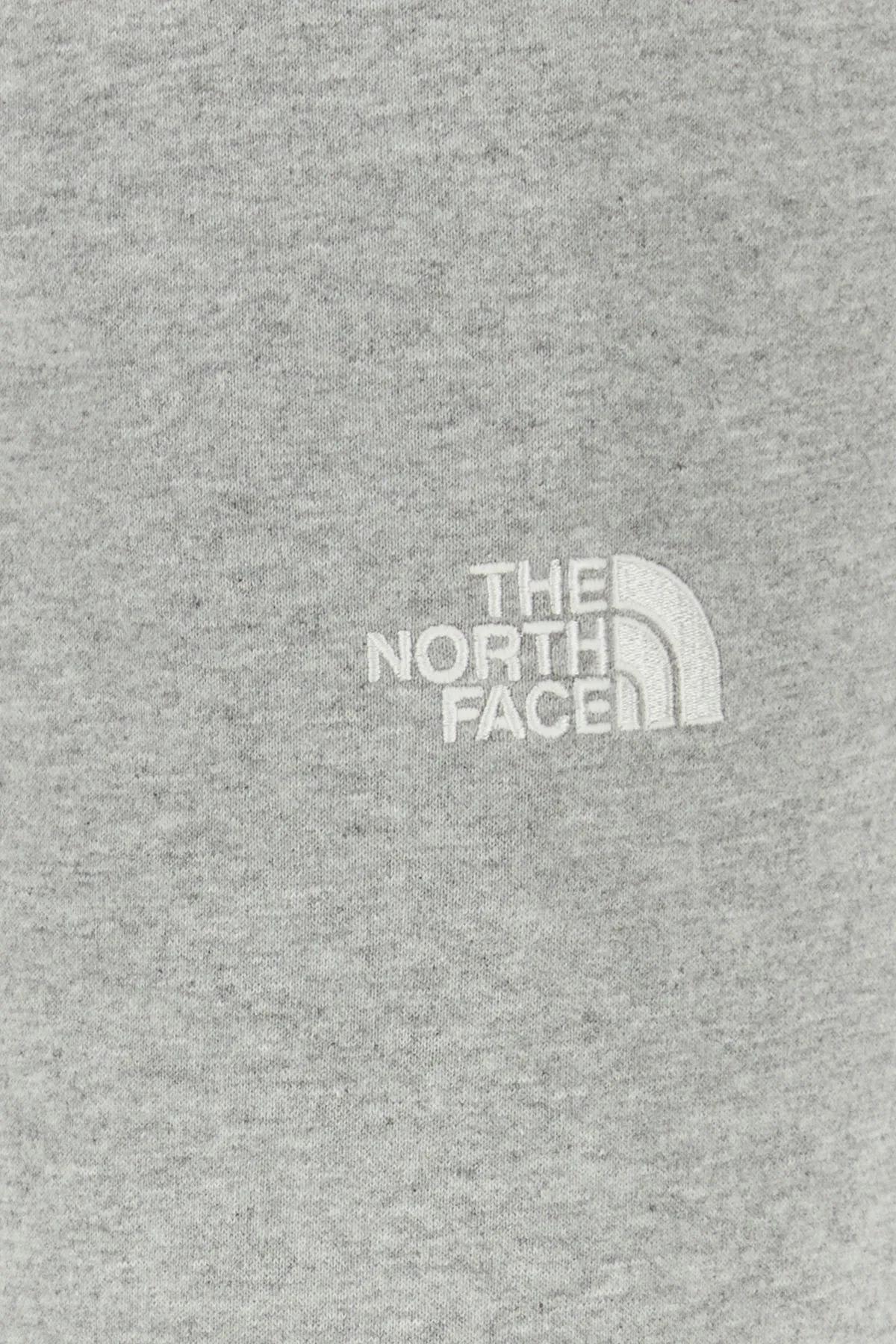 Shop The North Face Melange Grey Cotton Blend Joggers