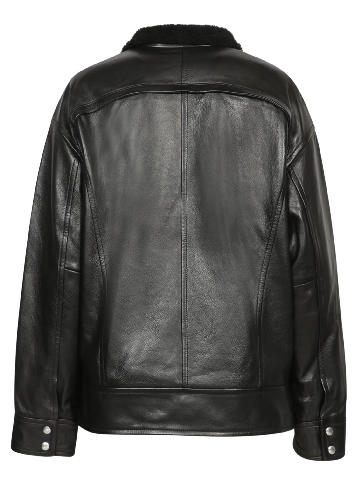 Shop Iro Black Sheepskin Jacket