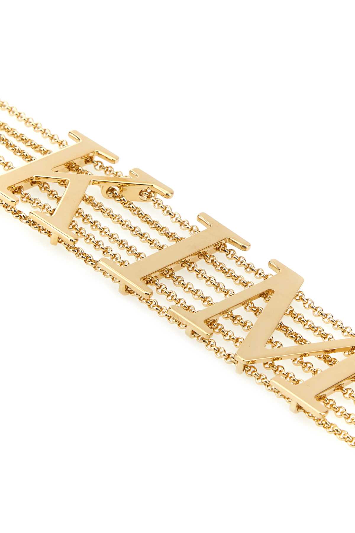 Dolce & Gabbana Gold Metal Chocker In Oro