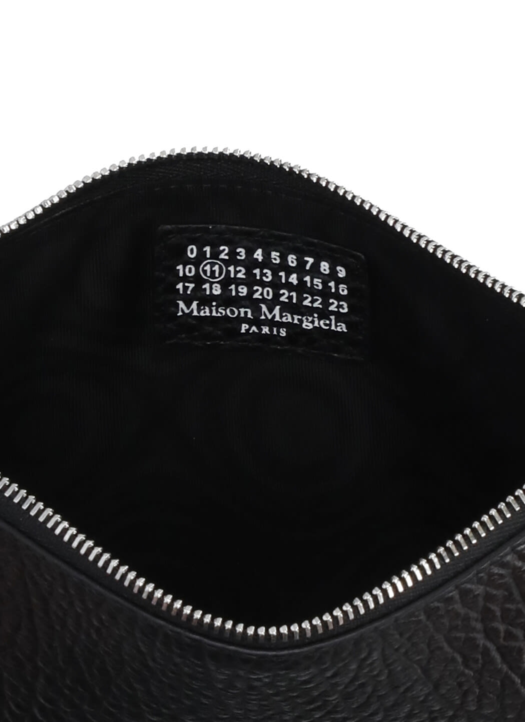 Shop Maison Margiela Four Stitches Clutch Bag In Black