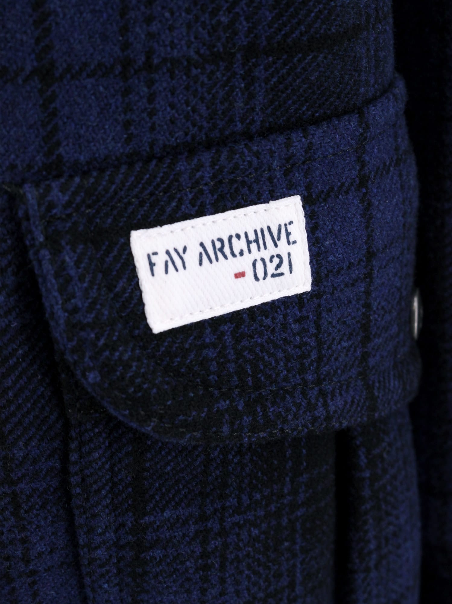 Shop Fay Jacket In Blue
