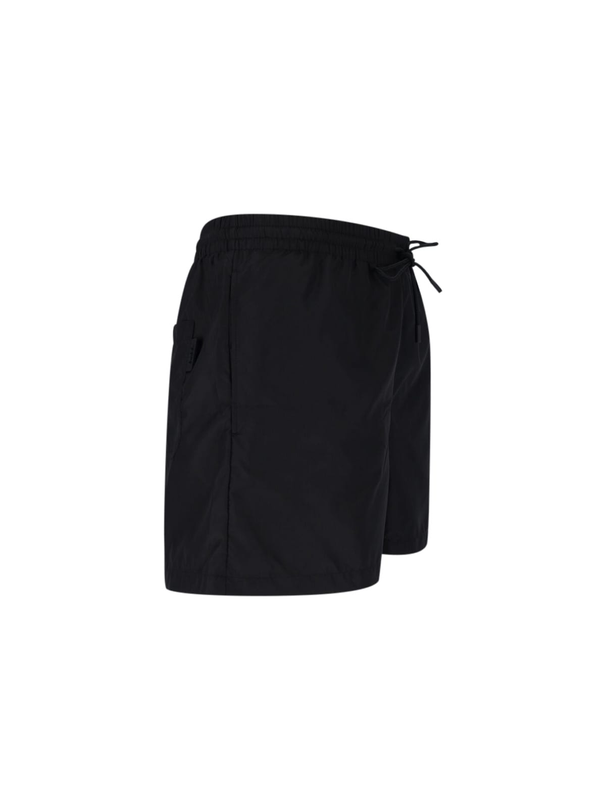 Gucci Technical Poplin Swim Shorts In Black