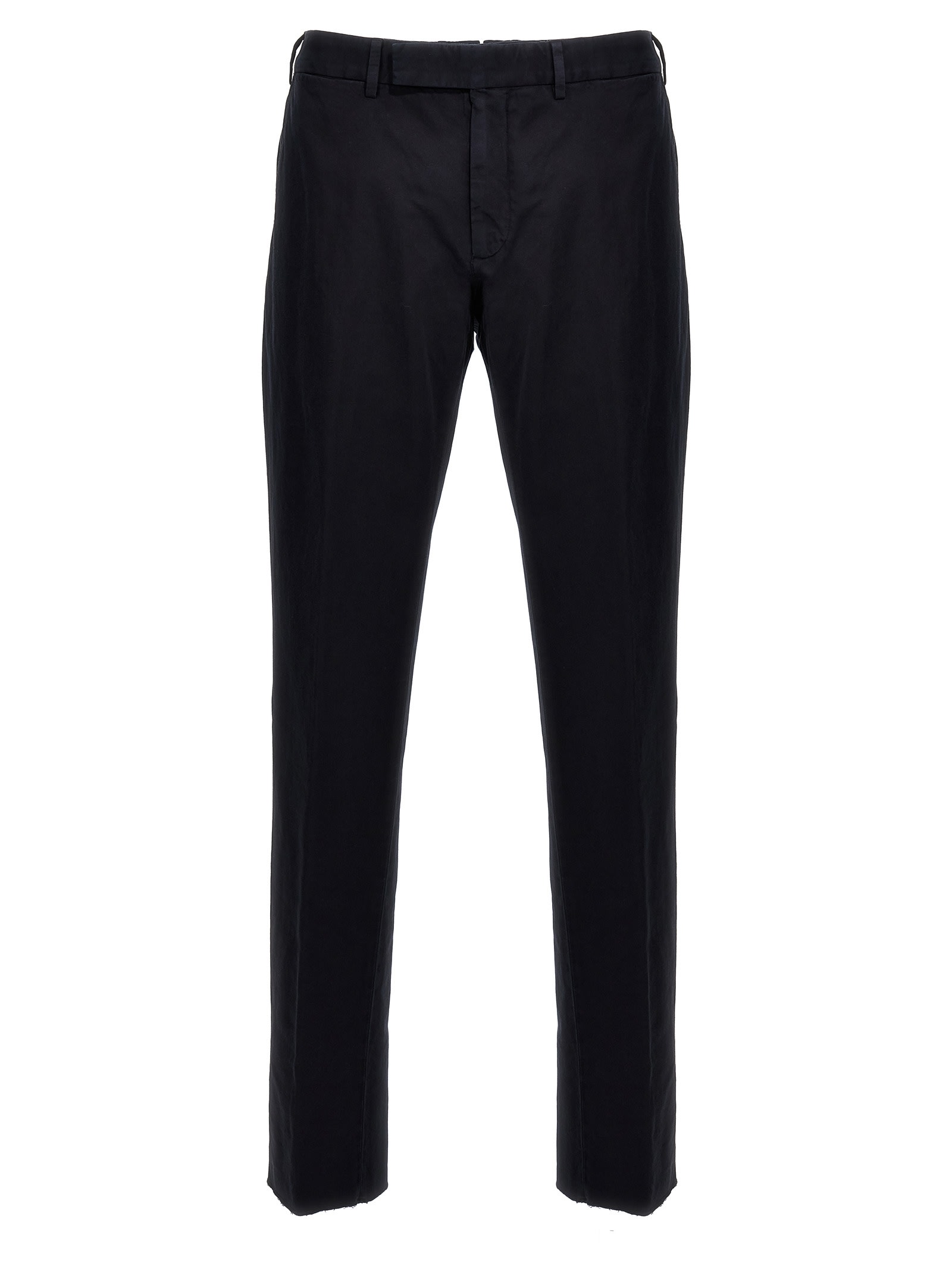 Shop Zegna Summer Chino Pants In Blue
