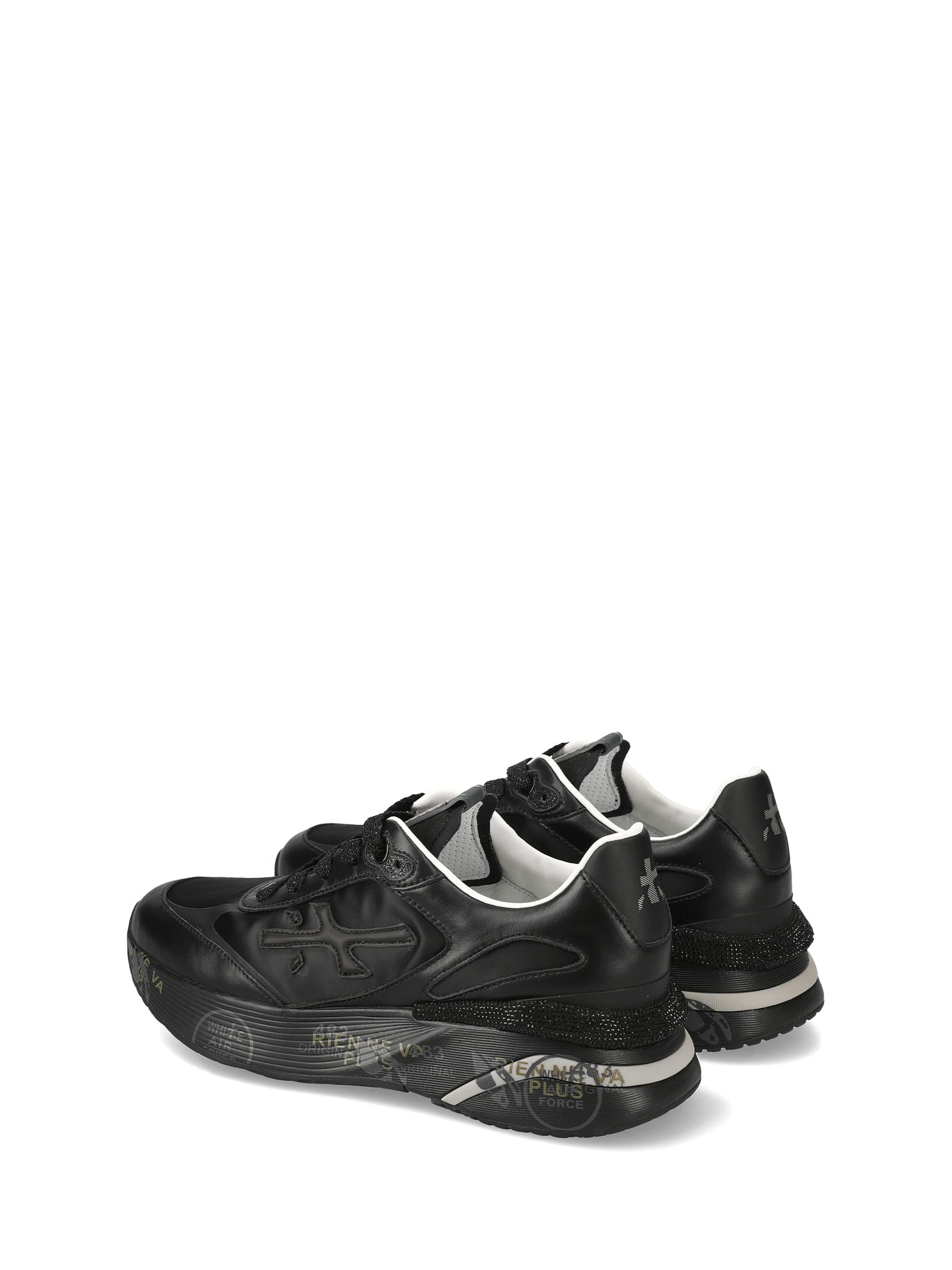 Shop Premiata Sneaker Moerund 7058 Black In Nero