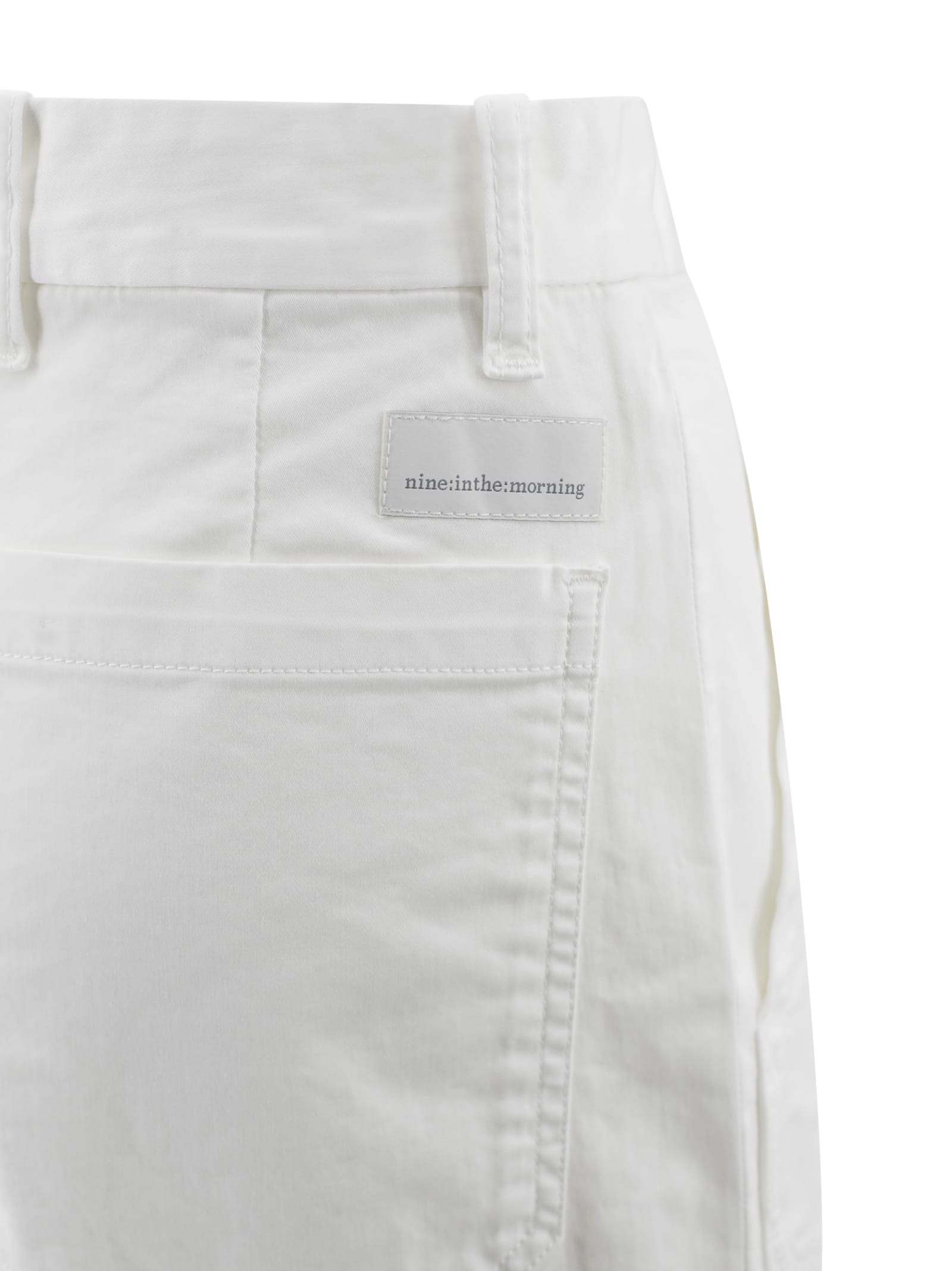 Nine In The Morning On Stage Carpenter Pants In White