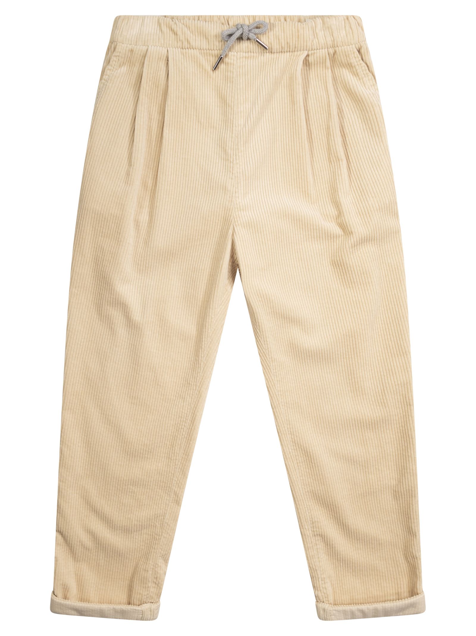 BRUNELLO CUCINELLI GARMENT-DYED TWISTED COTTON GABARDINE PANTS WITH DRAWSTRINGS 