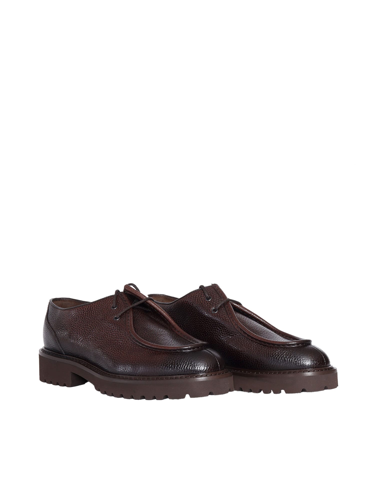 Shop Doucal's Shoes (gm) Inca Brown+brown Sole