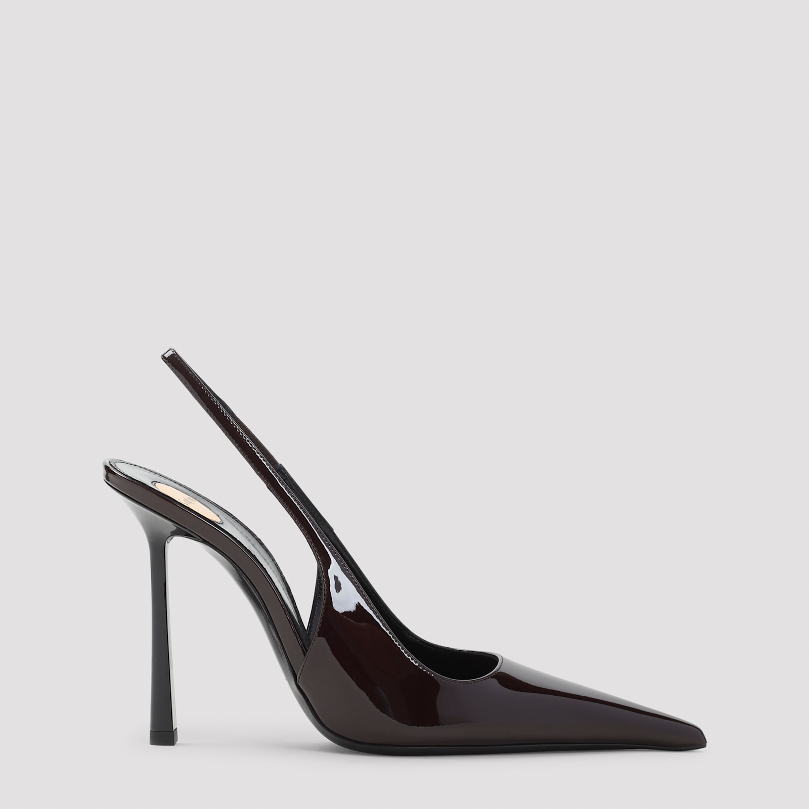 Saint Laurent 110mm Vendome Slingback Pointed-toe Pumps In Black