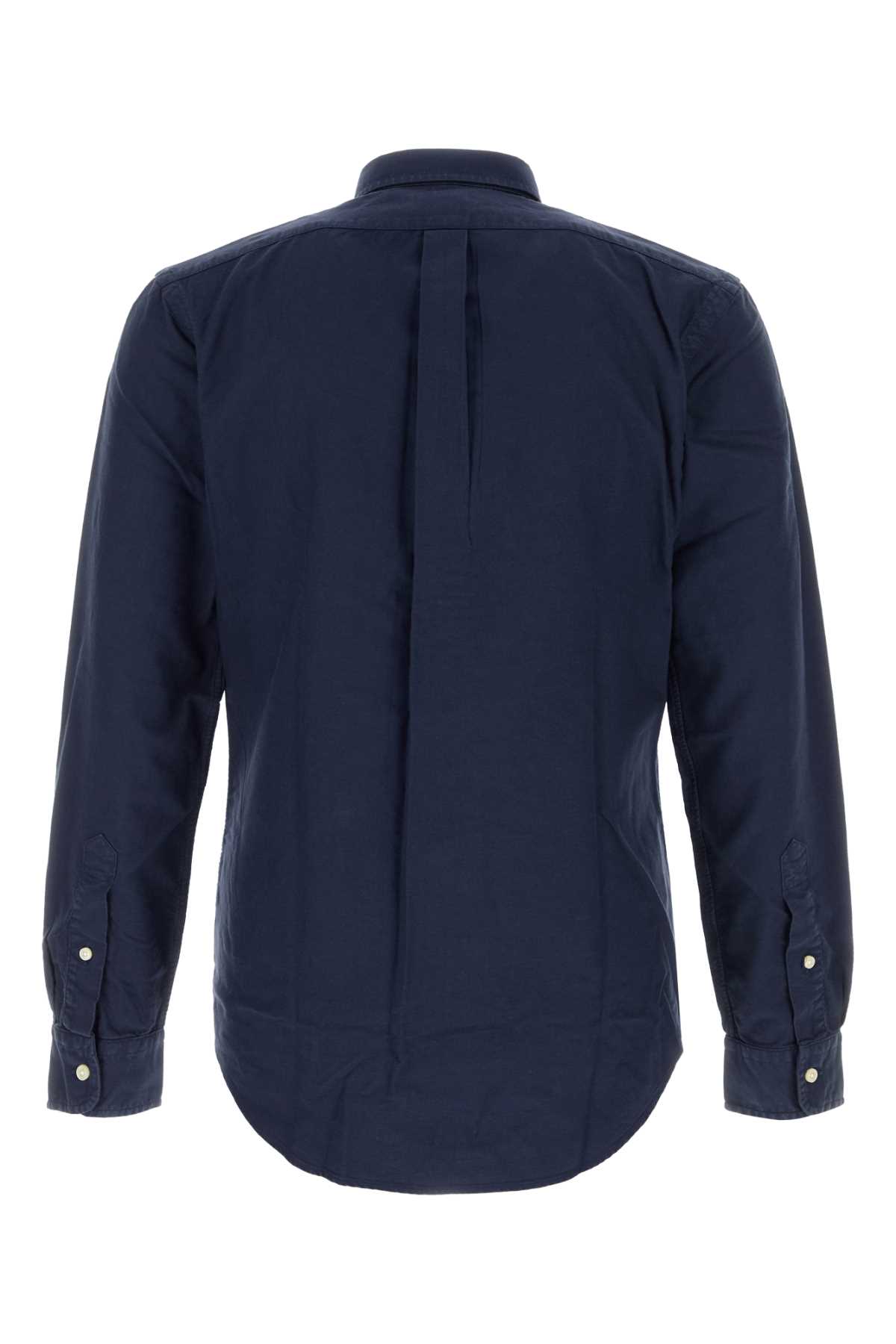 Polo Ralph Lauren Oxford Shirt With Button-down Collar And Long Sleeves