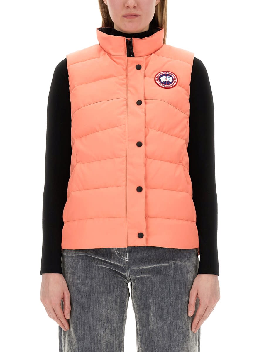 Padded Vest With Logo