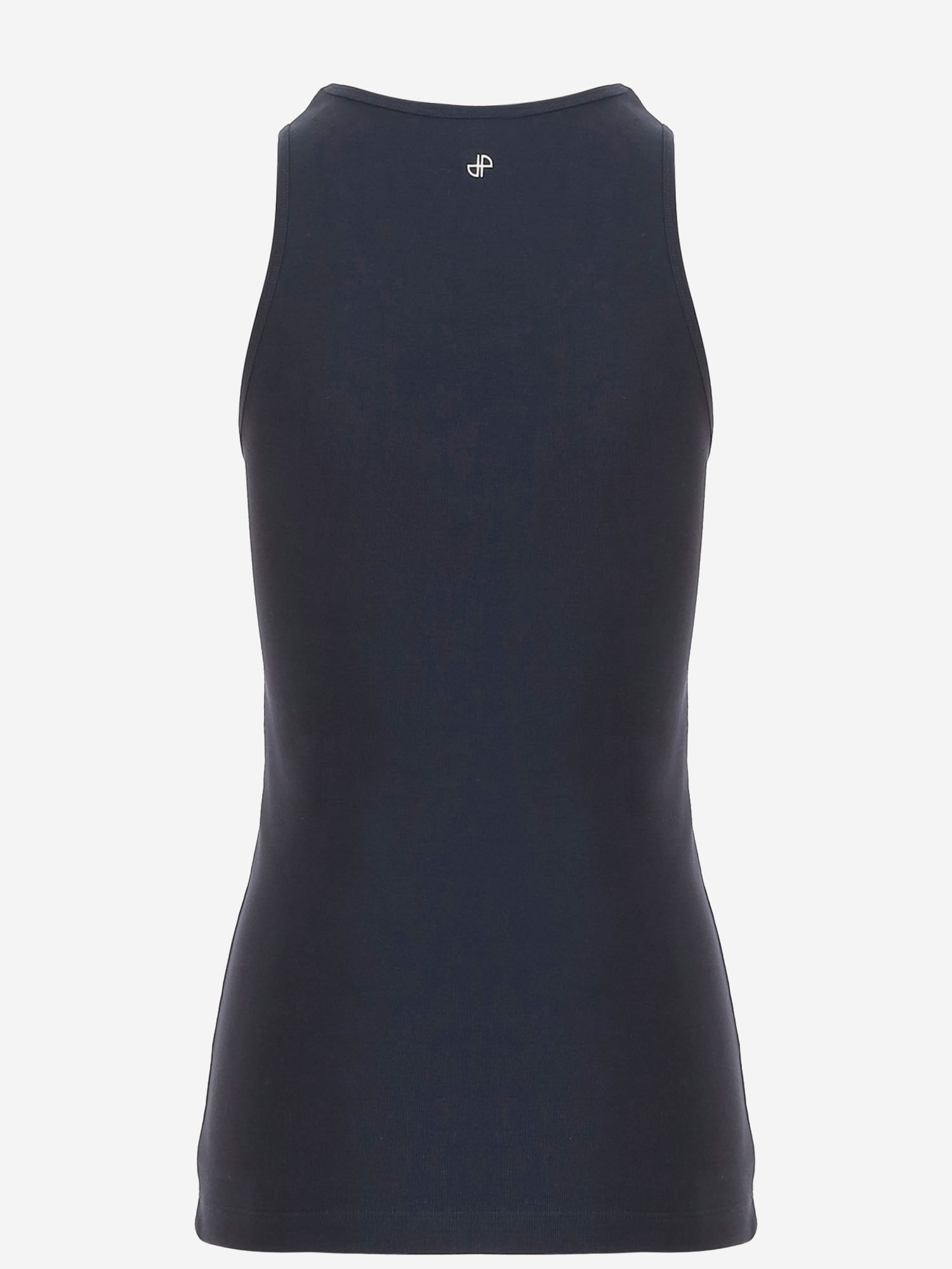 Patou Tank Top With Logo In Blue
