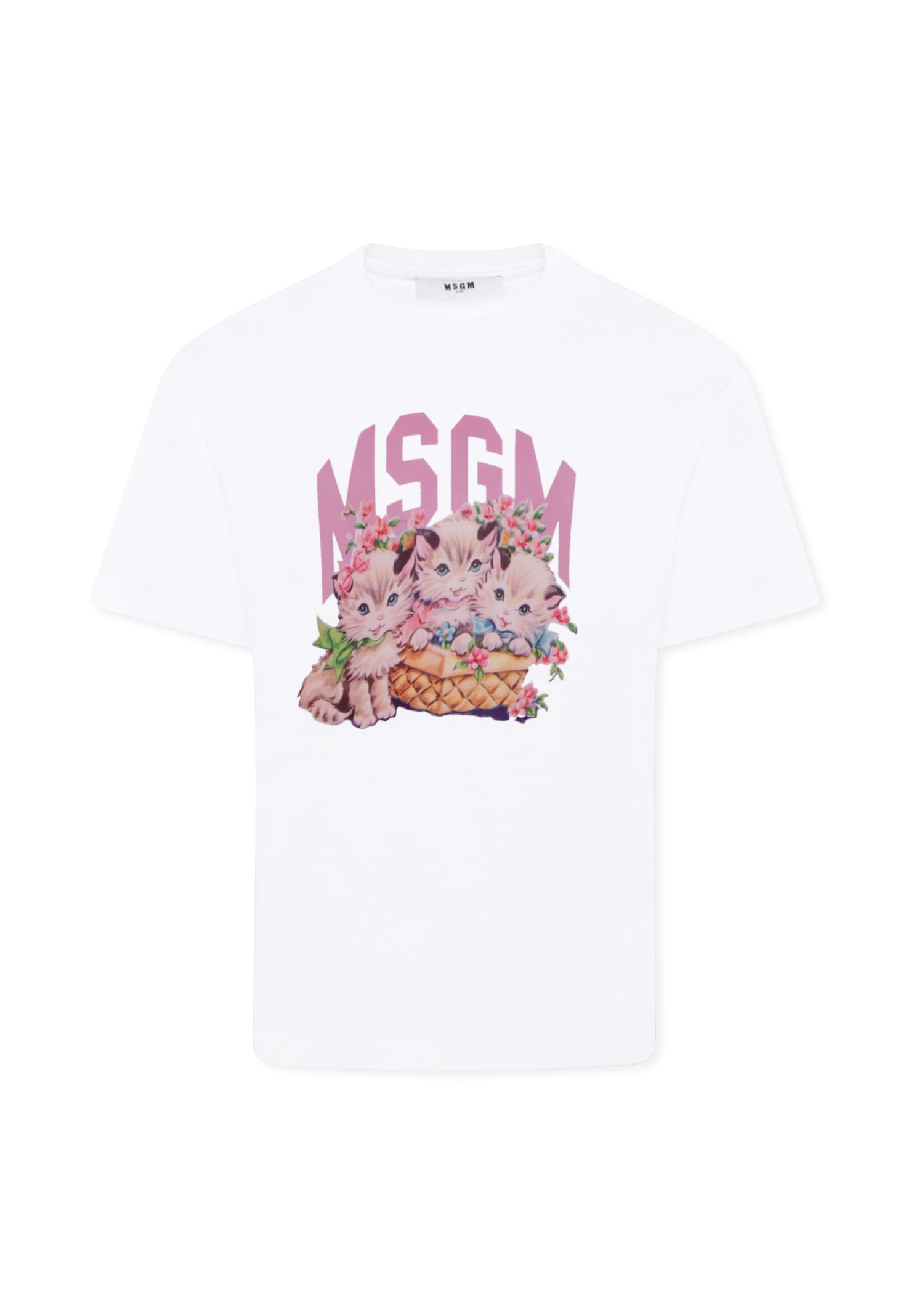 Msgm T-shirt  Kids Kids Color White In White