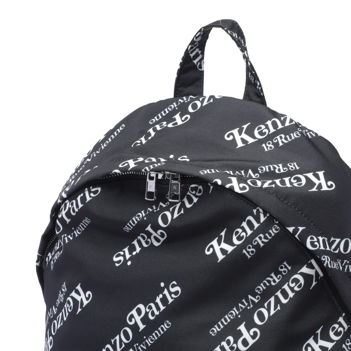 Shop Kenzo Verdy Monogram Backpack In Noir