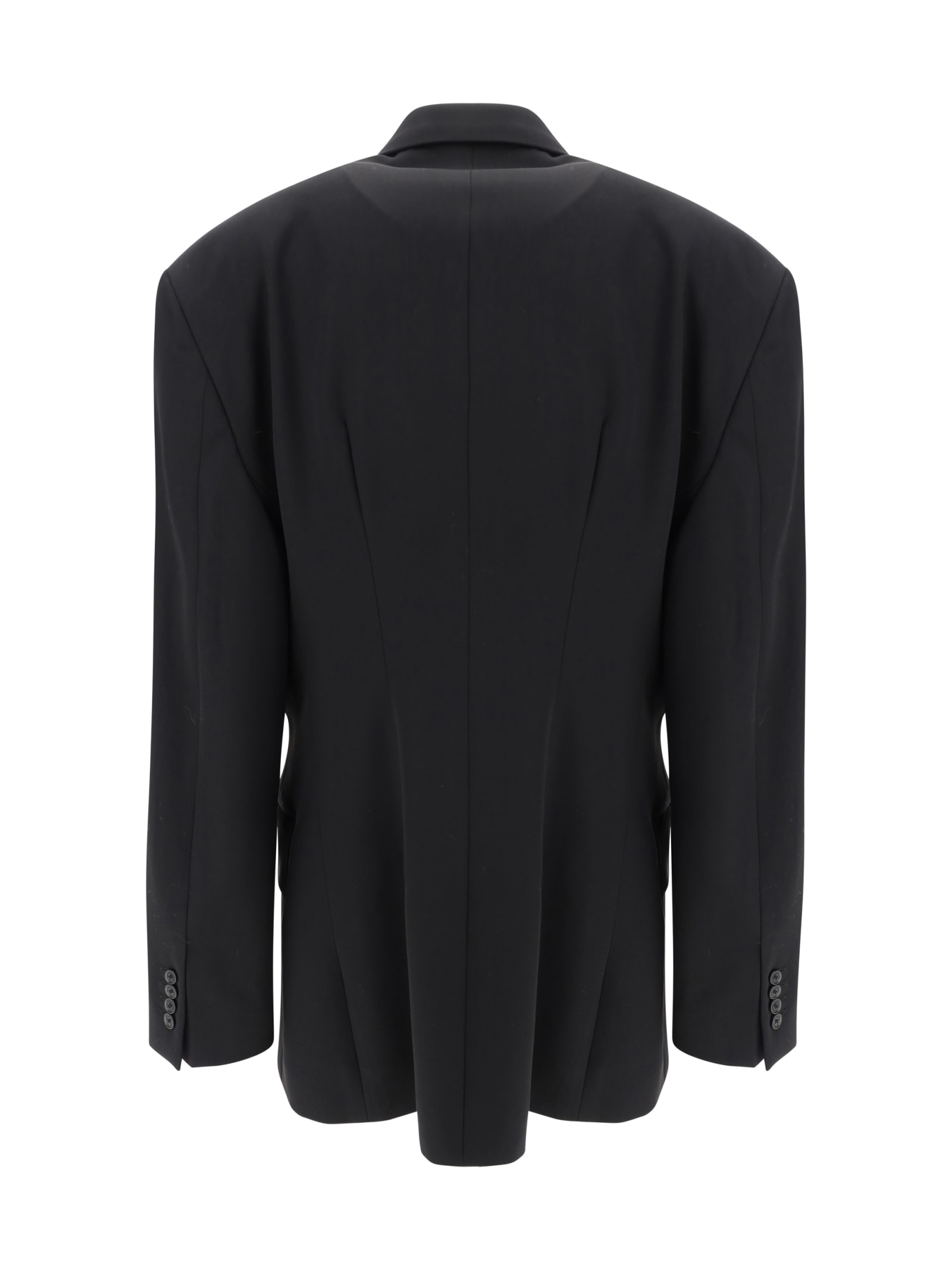 Shop Balenciaga Blazer Jacket In Black