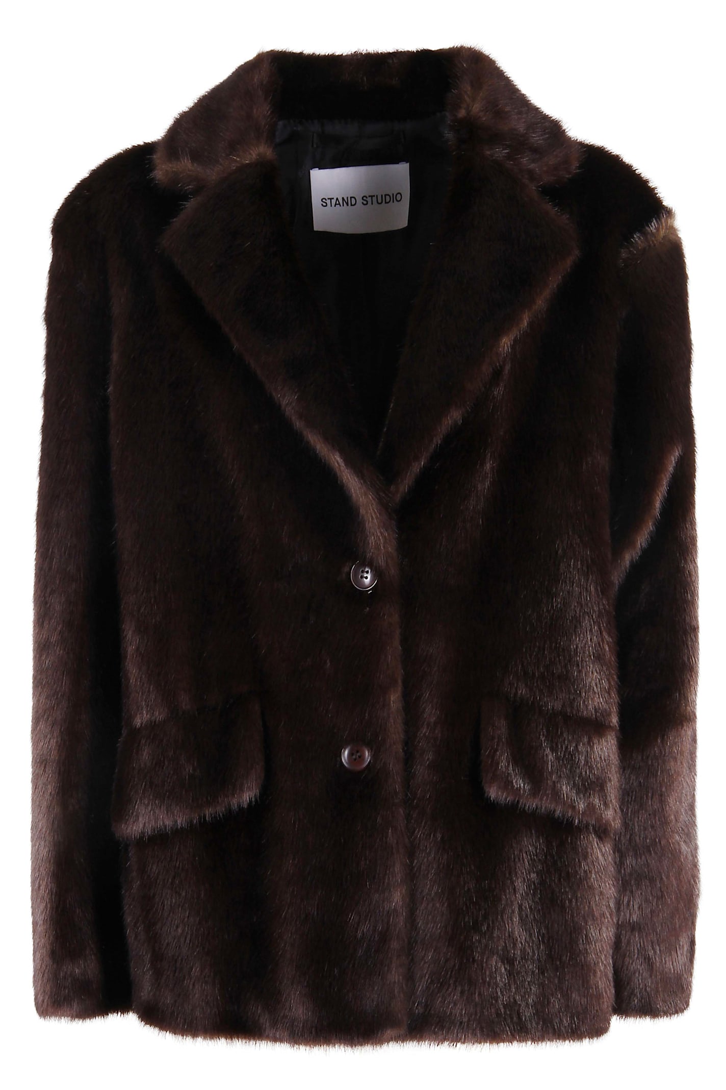 Stand Studio Evyn Jacket In Brown