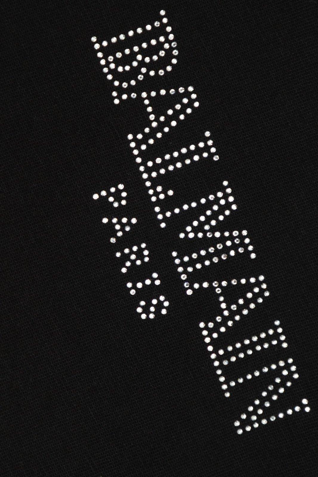 Balmain Logo-embellished Crewneck T-shirt In Black