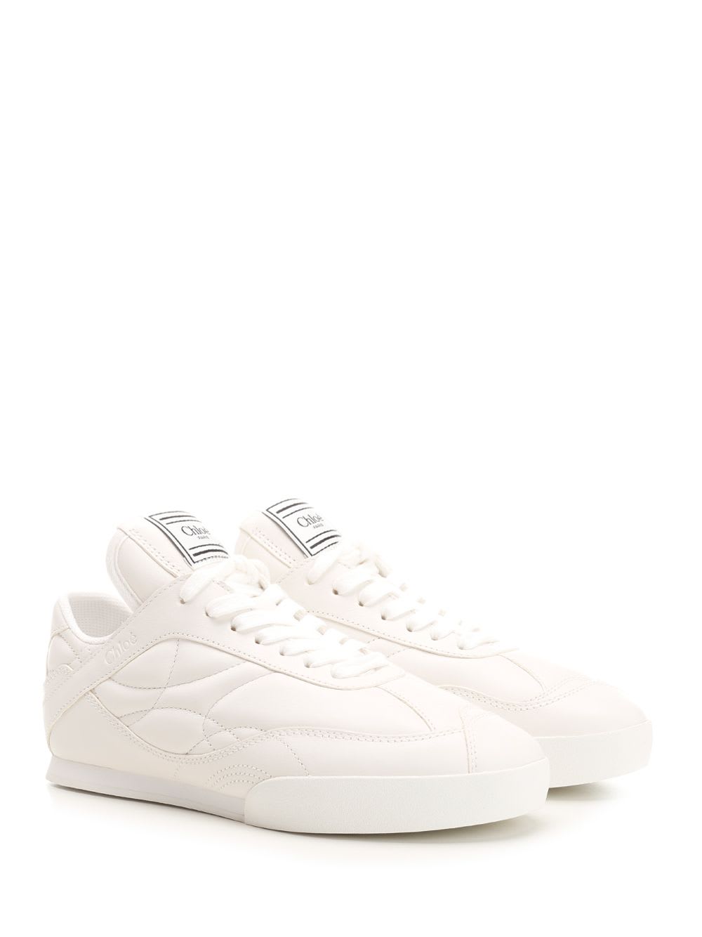 Chloé Kick Sneakers In White