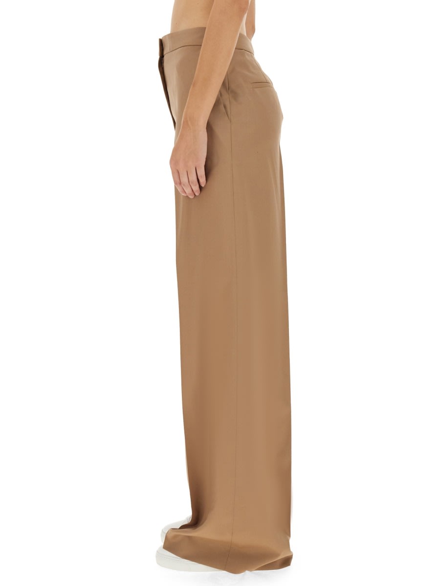 Shop Fabiana Filippi Relaxed Fit Pants In Beige