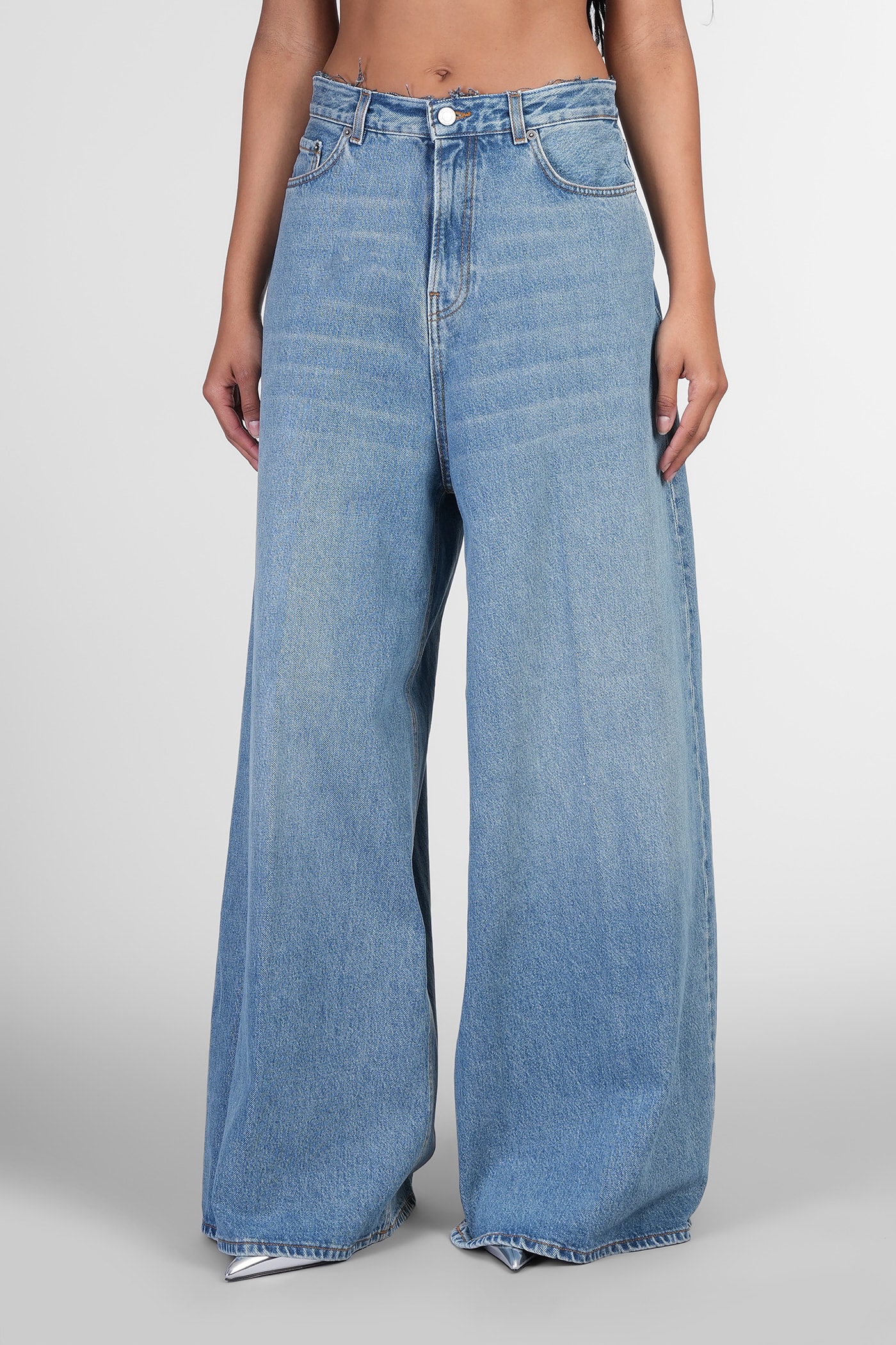 Big Bethany Jeans In Blue Cotton