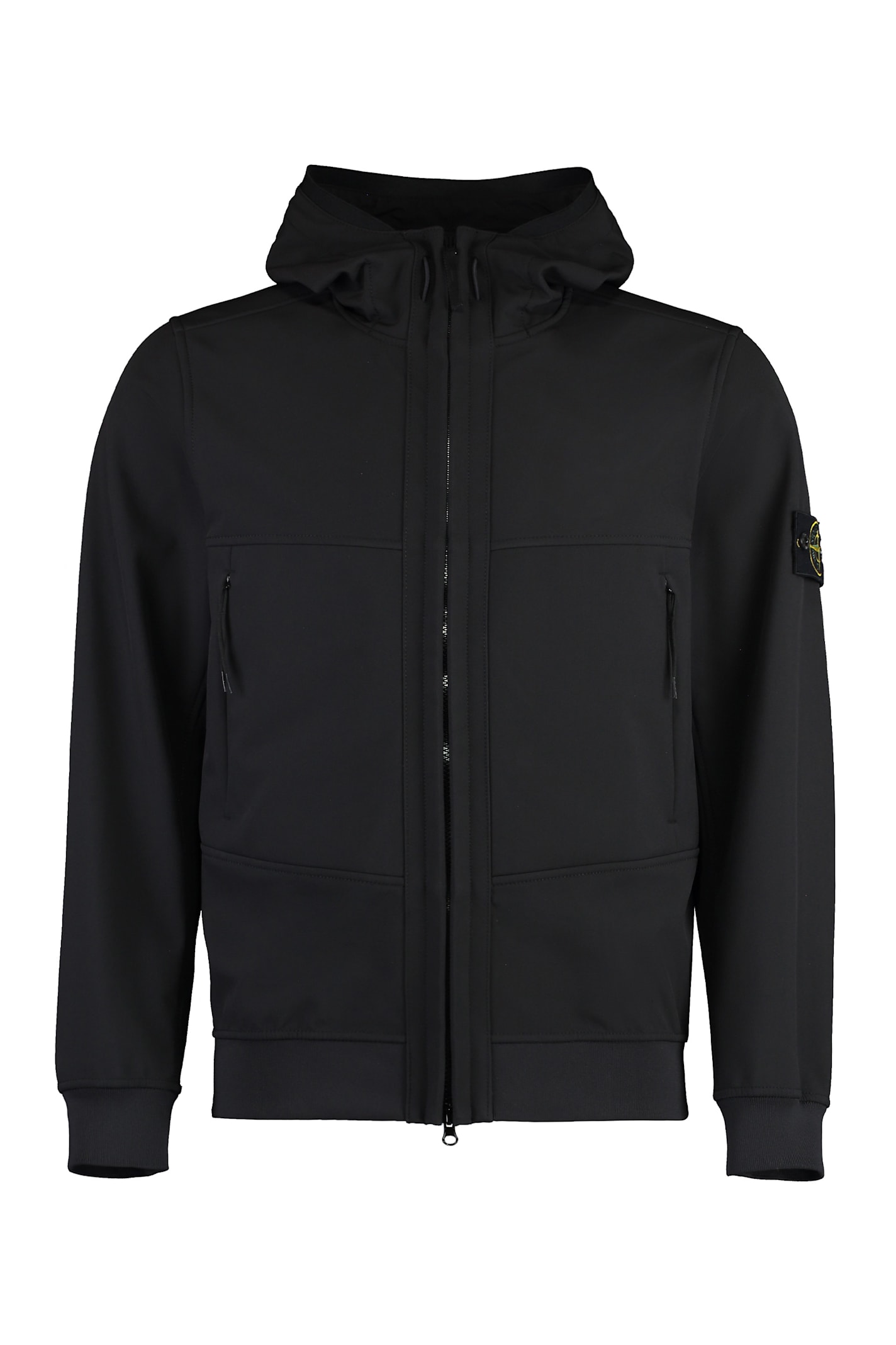 Technical Fabric Hooded Jacket